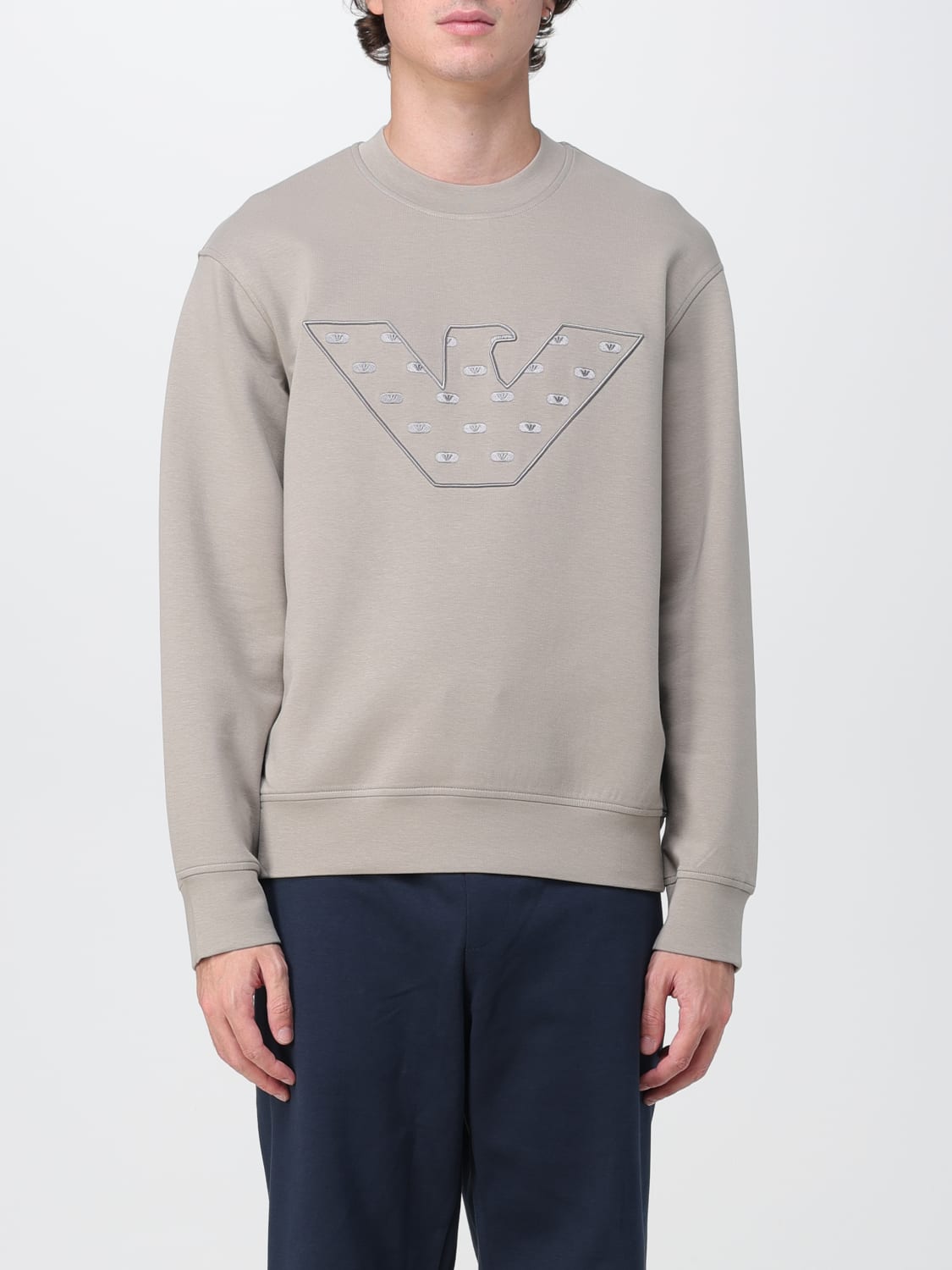 Emporio armani grey store sweatshirt