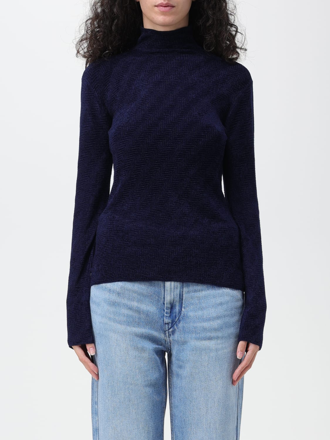 EMPORIO ARMANI Sweater woman Blue EMPORIO ARMANI sweater