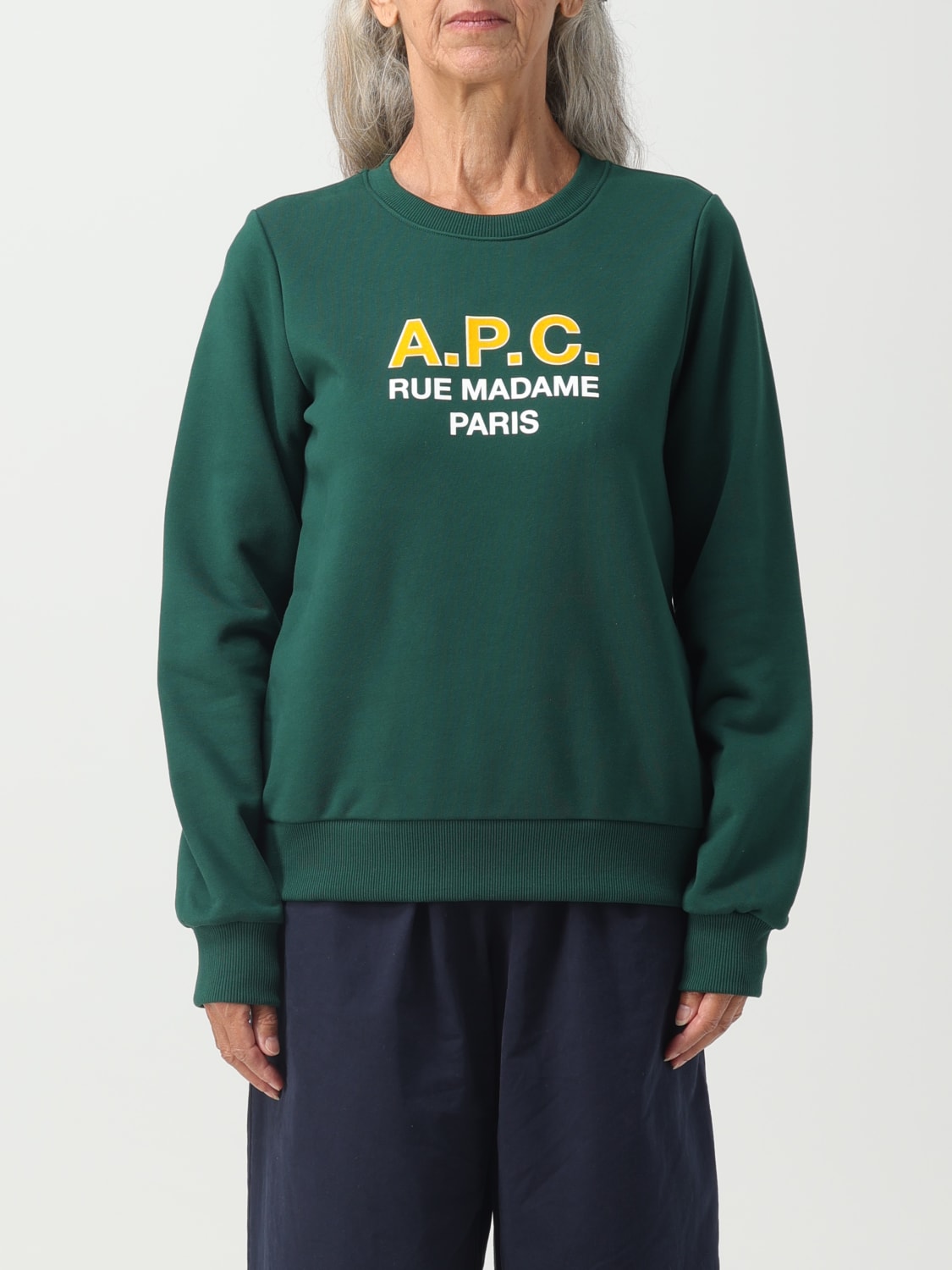 A.P.C.：スウェットシャツ レディース - グリーン | GIGLIO.COM