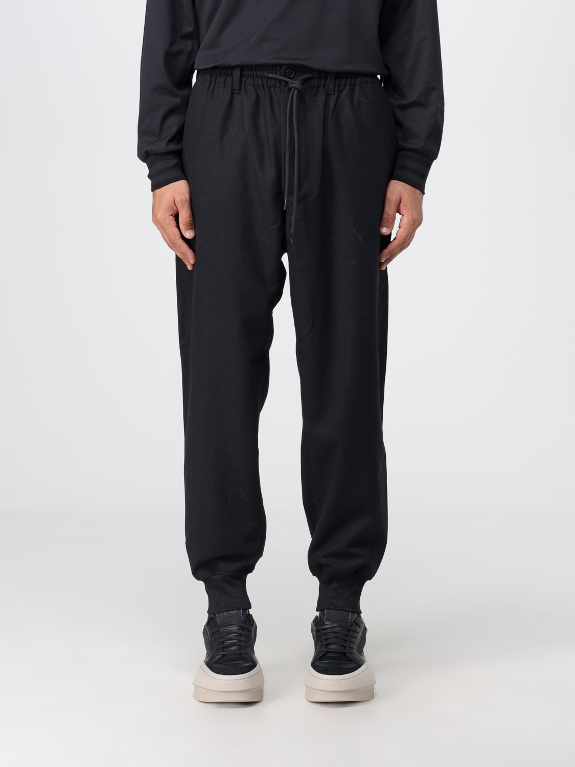 Y-3: Pants men - Black  Y-3 pants IL2148 online at