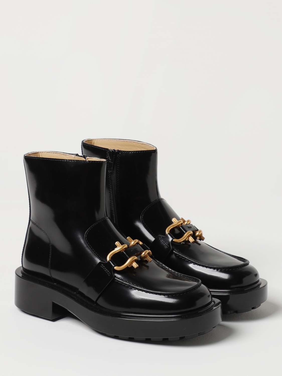 BOTTEGA VENETA: Monsieur ankle boots in brushed leather - Black