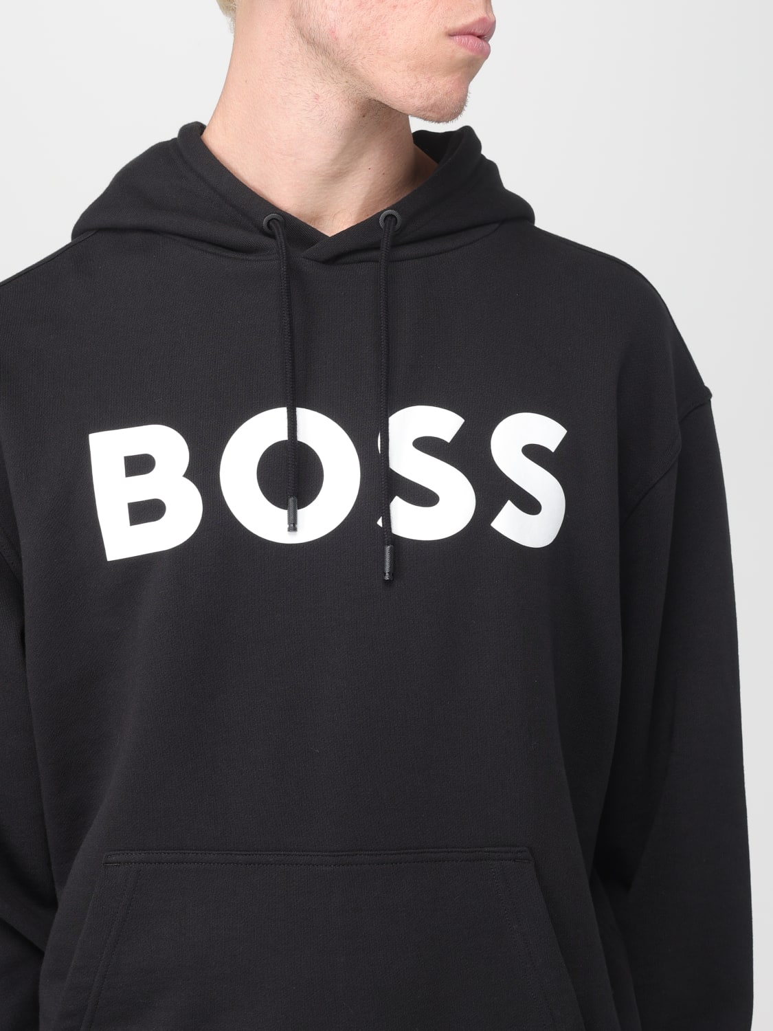 Boss outlet logo sweatshirt