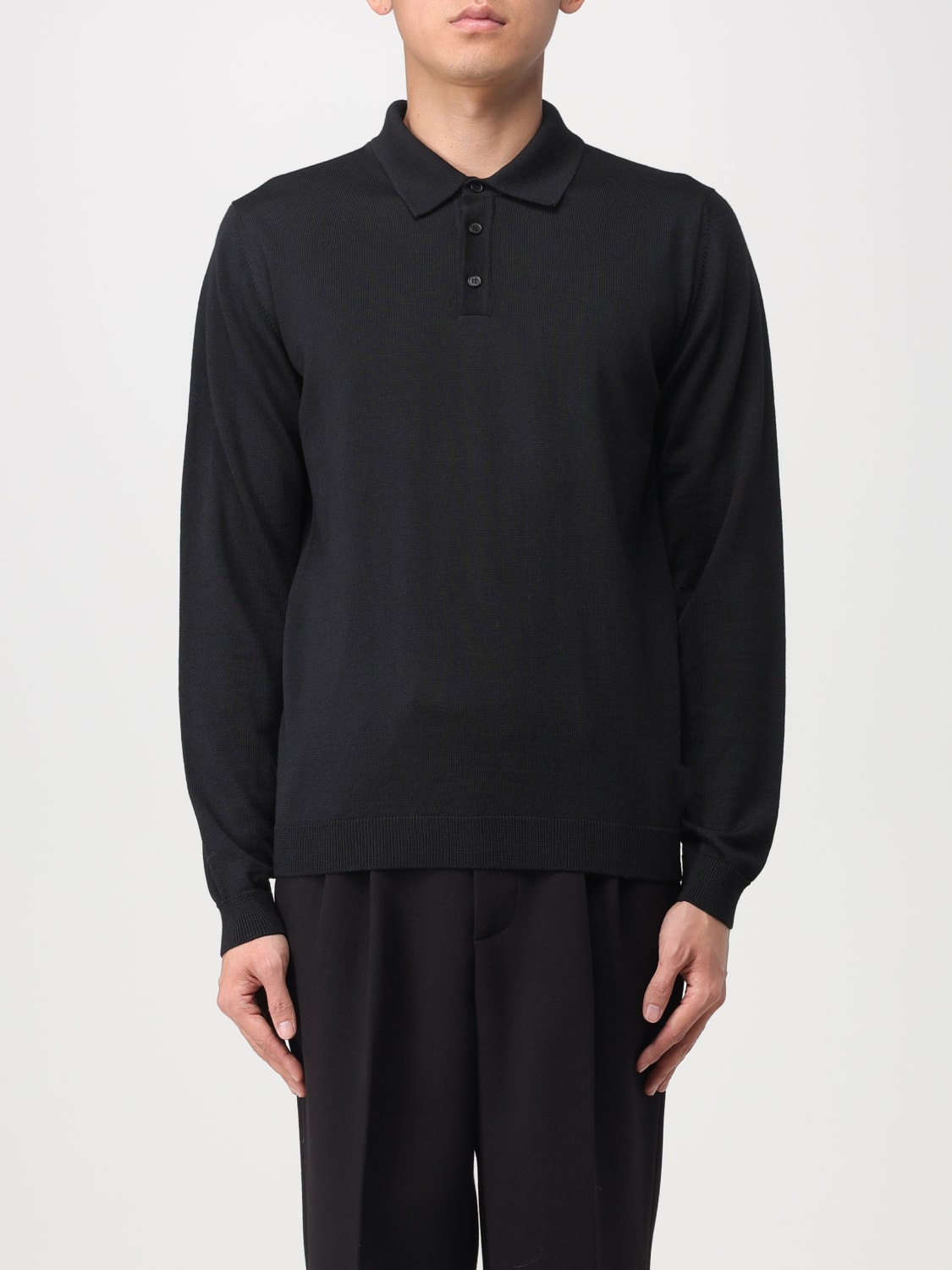 ROBERTO COLLINA: Sweater men - Black | ROBERTO COLLINA sweater RP01004 ...