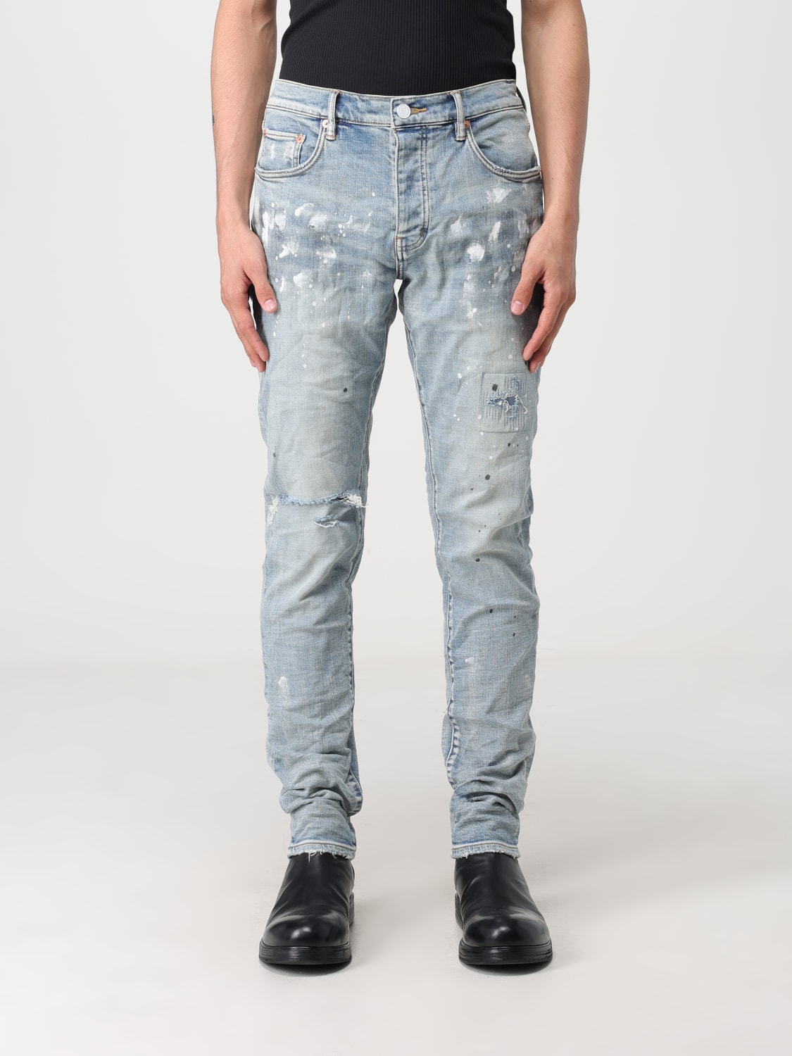 PURPLE BRAND: Jeans men - Blue  PURPLE BRAND jeans P001LIA online