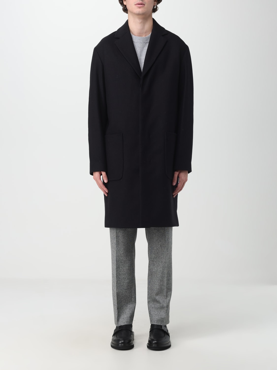 CALVIN KLEIN: Coat men - Black | CALVIN KLEIN coat K10K111745 online at ...