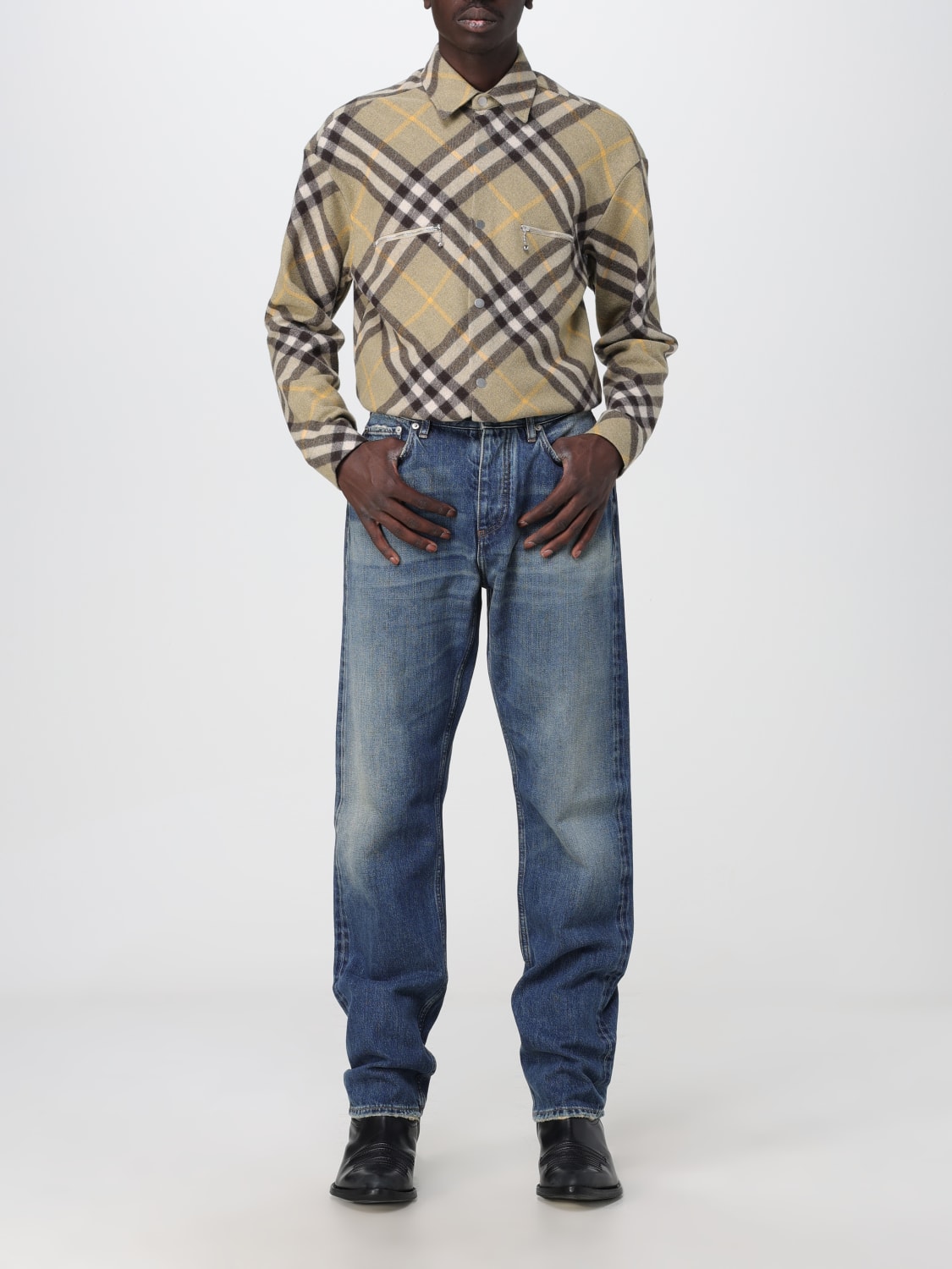 Burberry shop camisas jeans