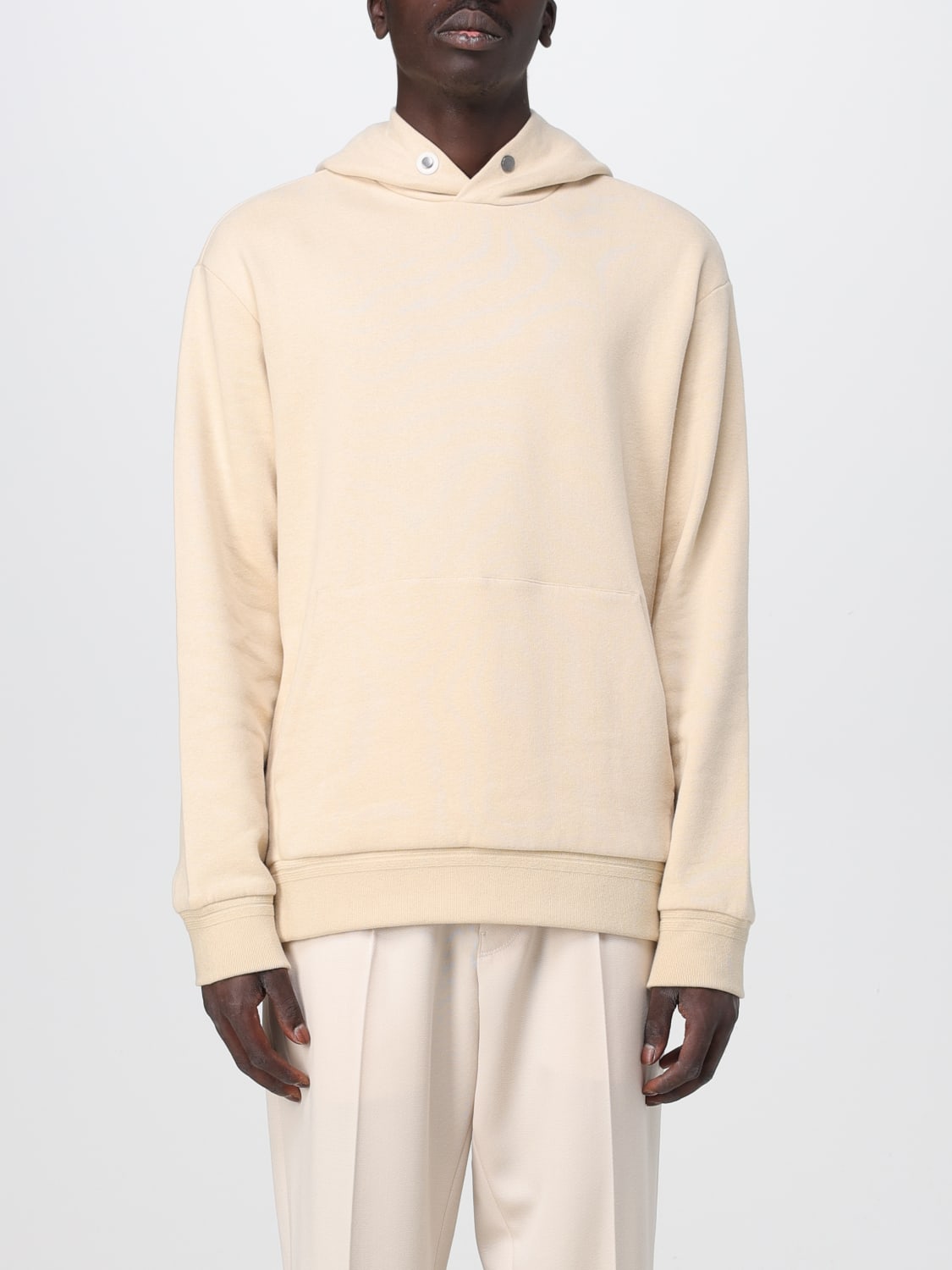 ZEGNA: sweatshirt in cotton blend - Beige | Zegna sweatshirt ...