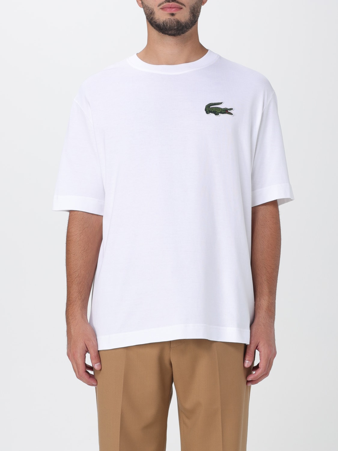 LACOSTE: T-shirt men - White  LACOSTE t-shirt TH0062 online at