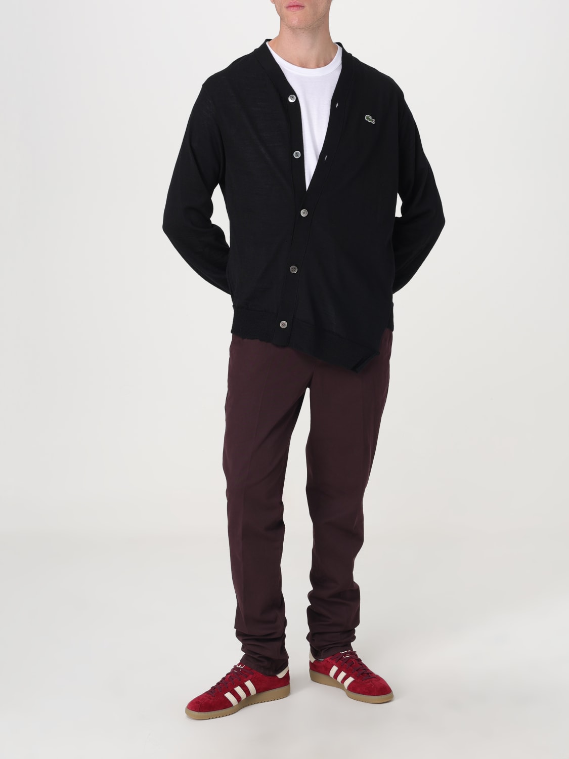 Black lacoste outlet cardigan