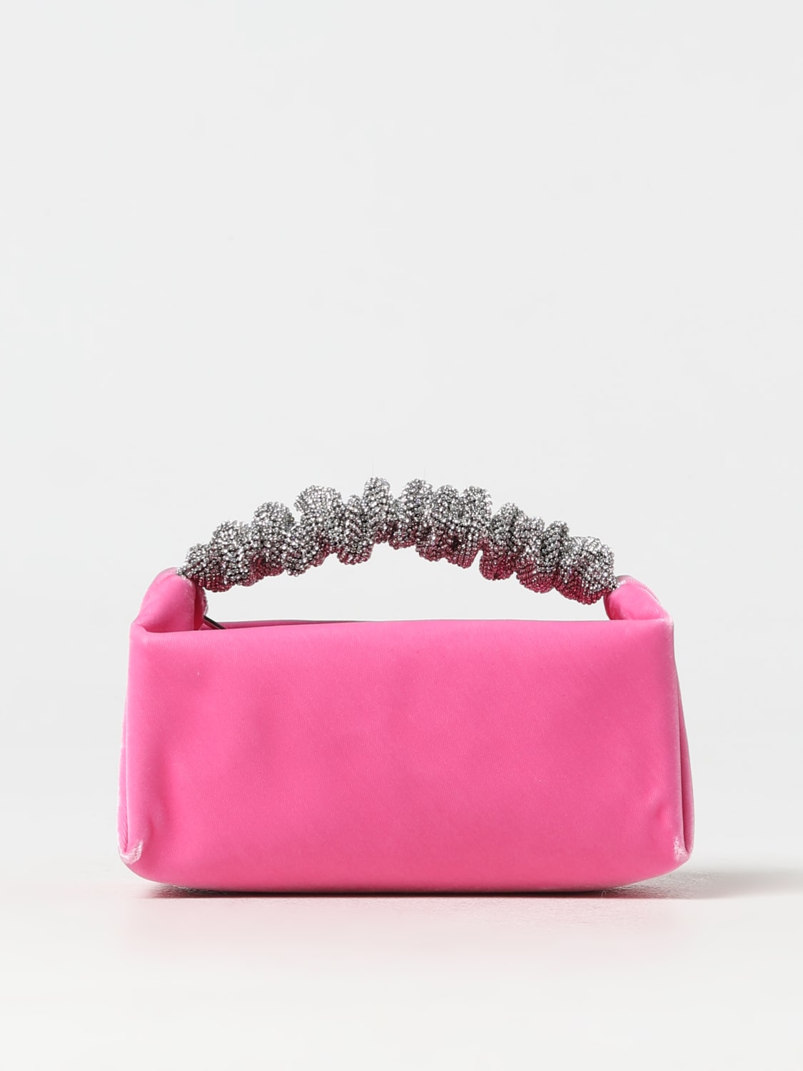 Alexander Wang Scrunchie bag in velvet with rhinestones