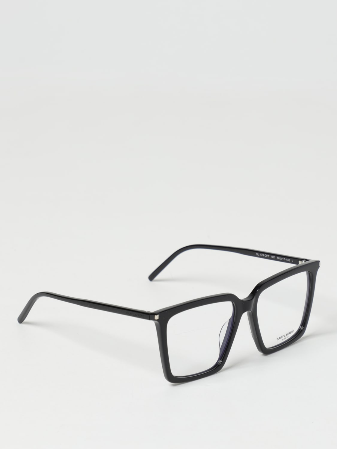 SAINT LAURENT: acetate eyeglasses - Black | SAINT LAURENT optical ...