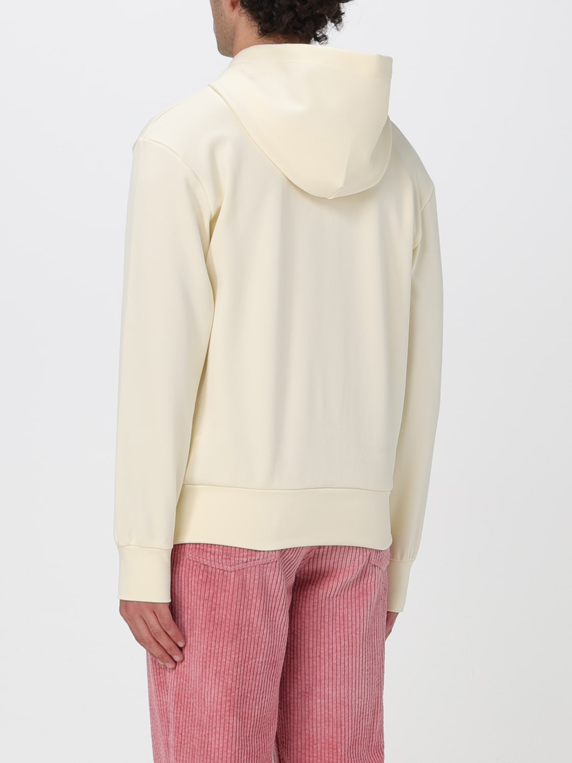 Comme des garcons hoodie beige hot sale