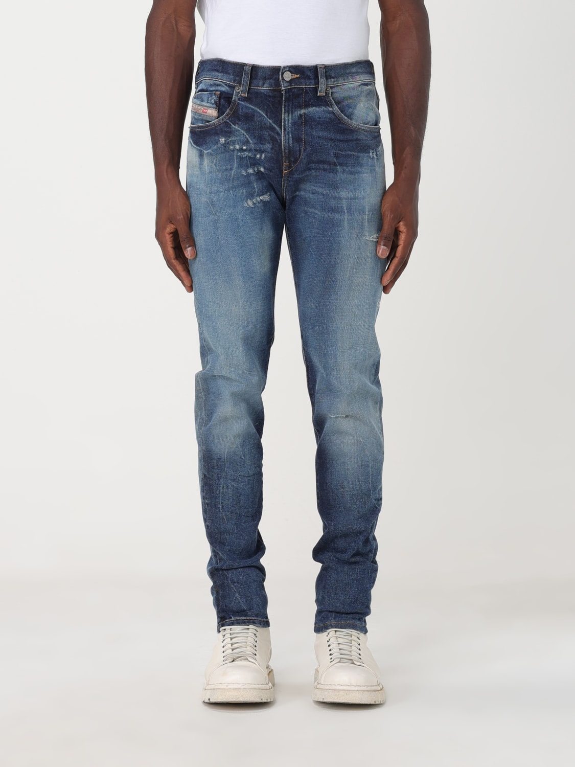 DIESEL: denim jeans - Denim | DIESEL jeans A0355809E14 online at GIGLIO.COM