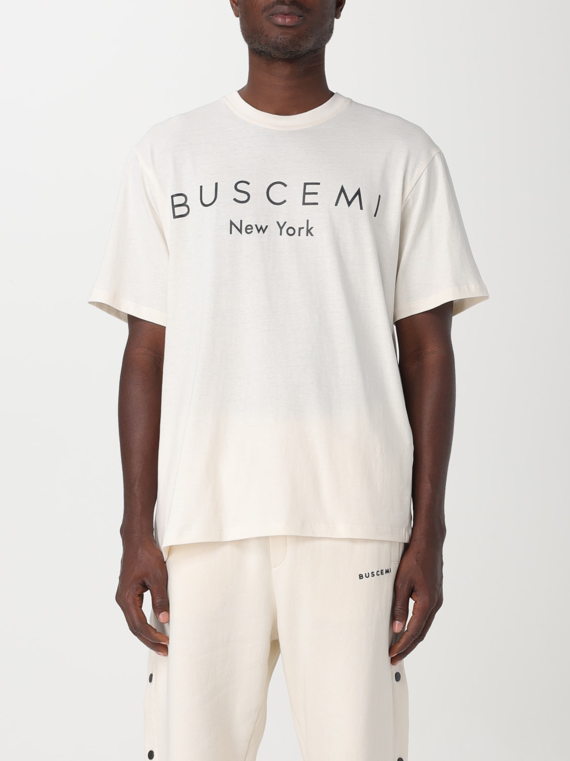 BUSCEMI t shirt for men White Buscemi t shirt BMW23211 online