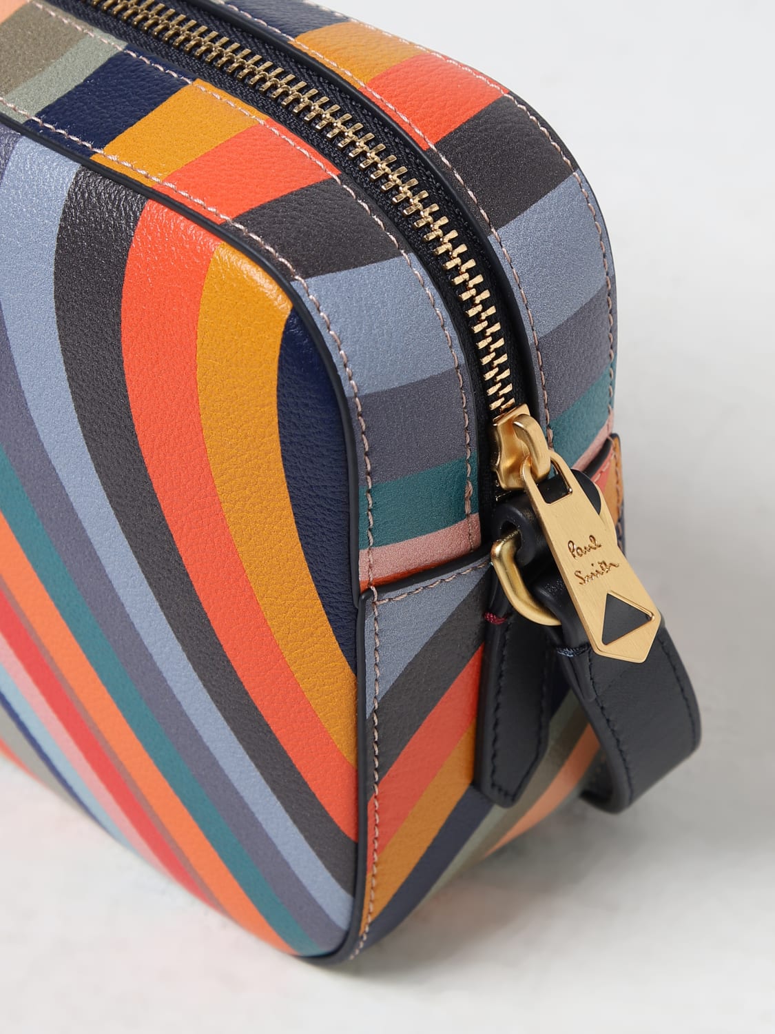 PAUL SMITH: printed leather bag - Multicolor | PAUL SMITH mini bag ...