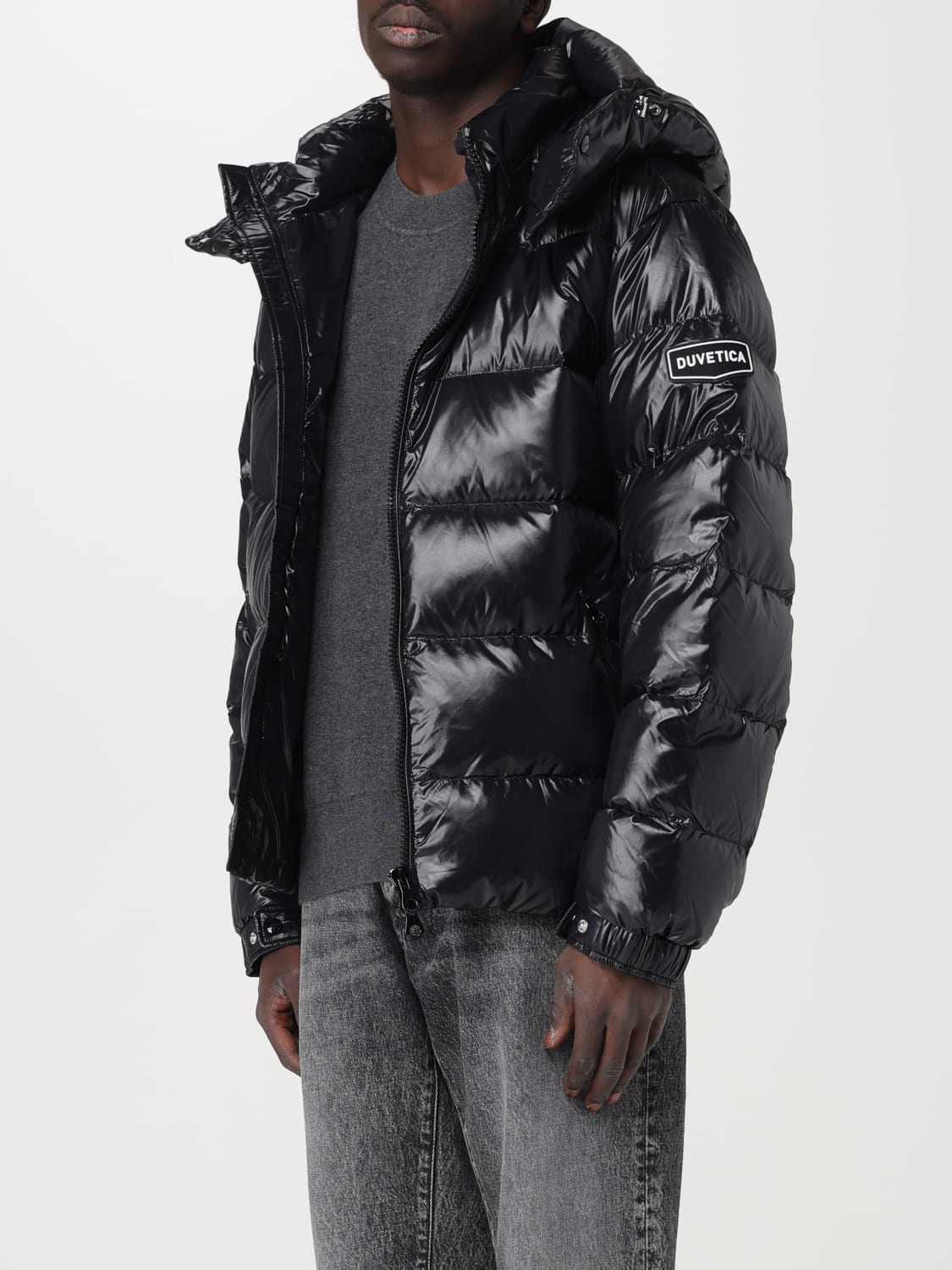 DUVETICA: Jacket men - Black | DUVETICA jacket VUDJ10435K0001 online at ...