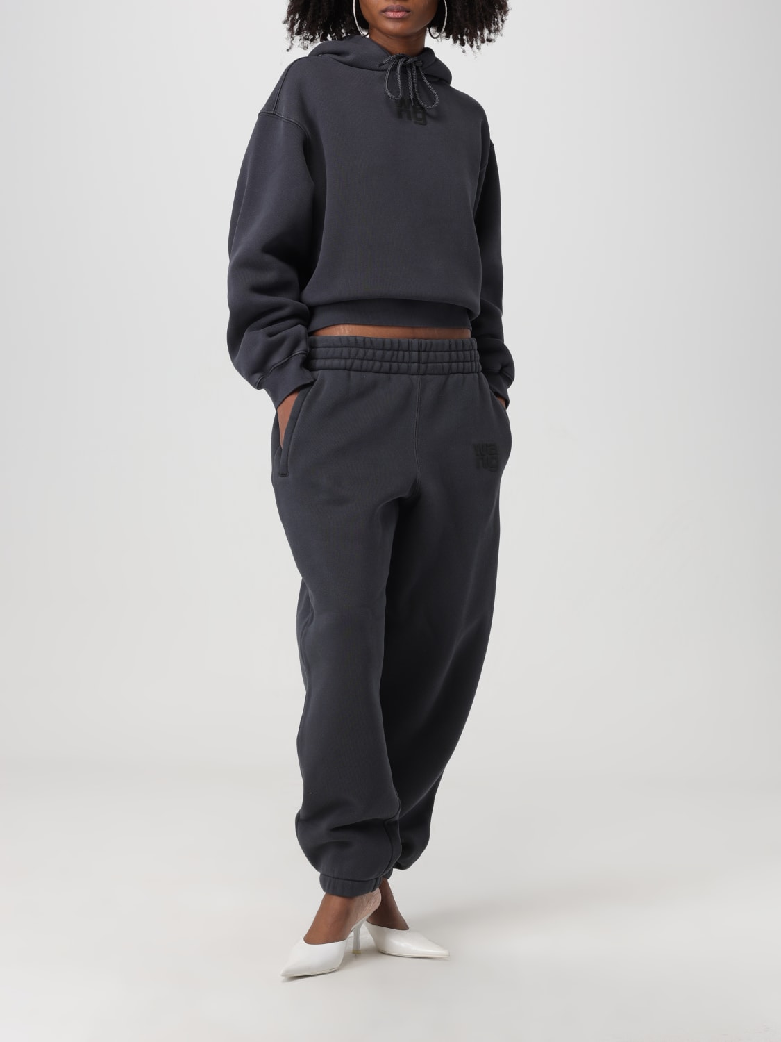 ALEXANDER WANG: Sweatshirt woman - Grey