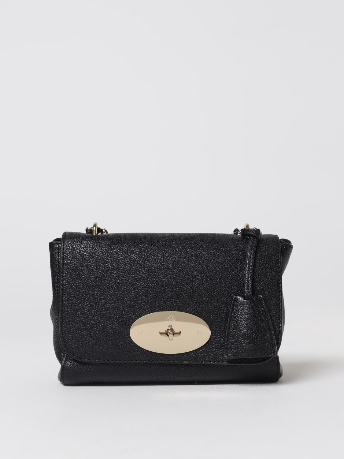 Womens Mulberry black Leather Lily Shoulder Bag
