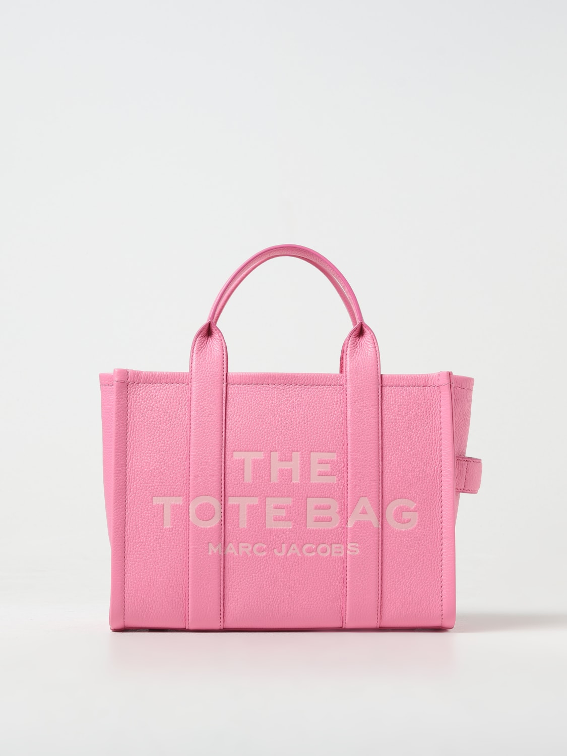 marc jacobs tote bag leather pink