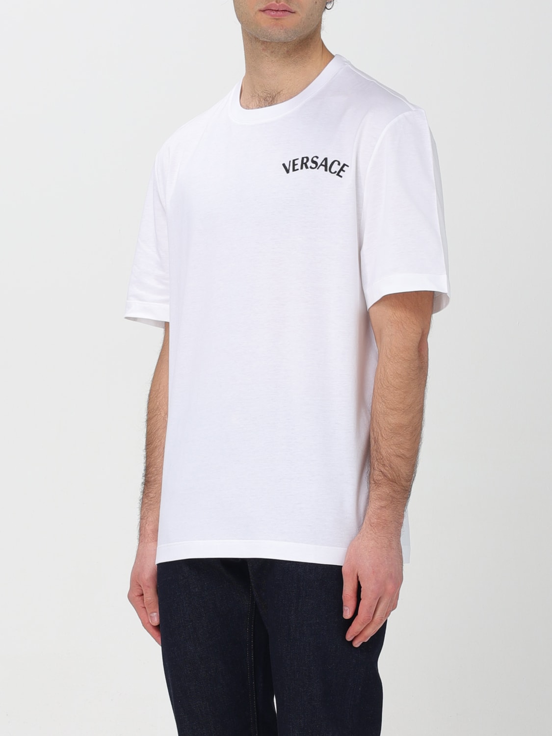 White versace sales t shirt mens