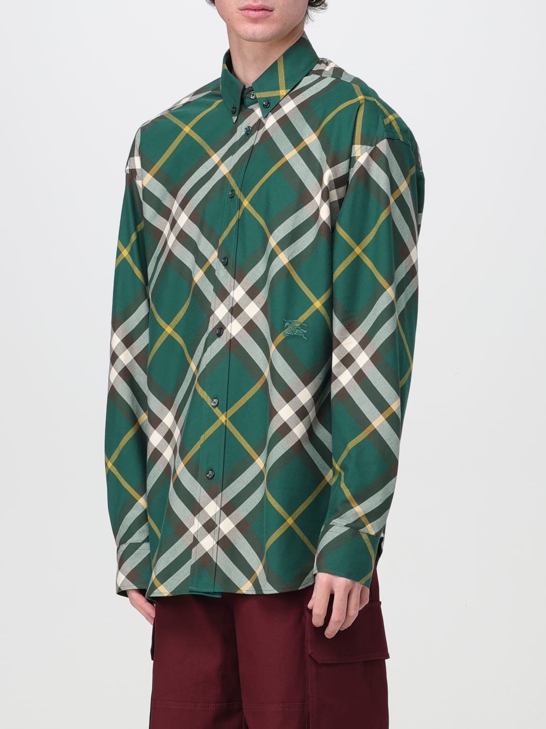 Plaid burberry outlet shirt