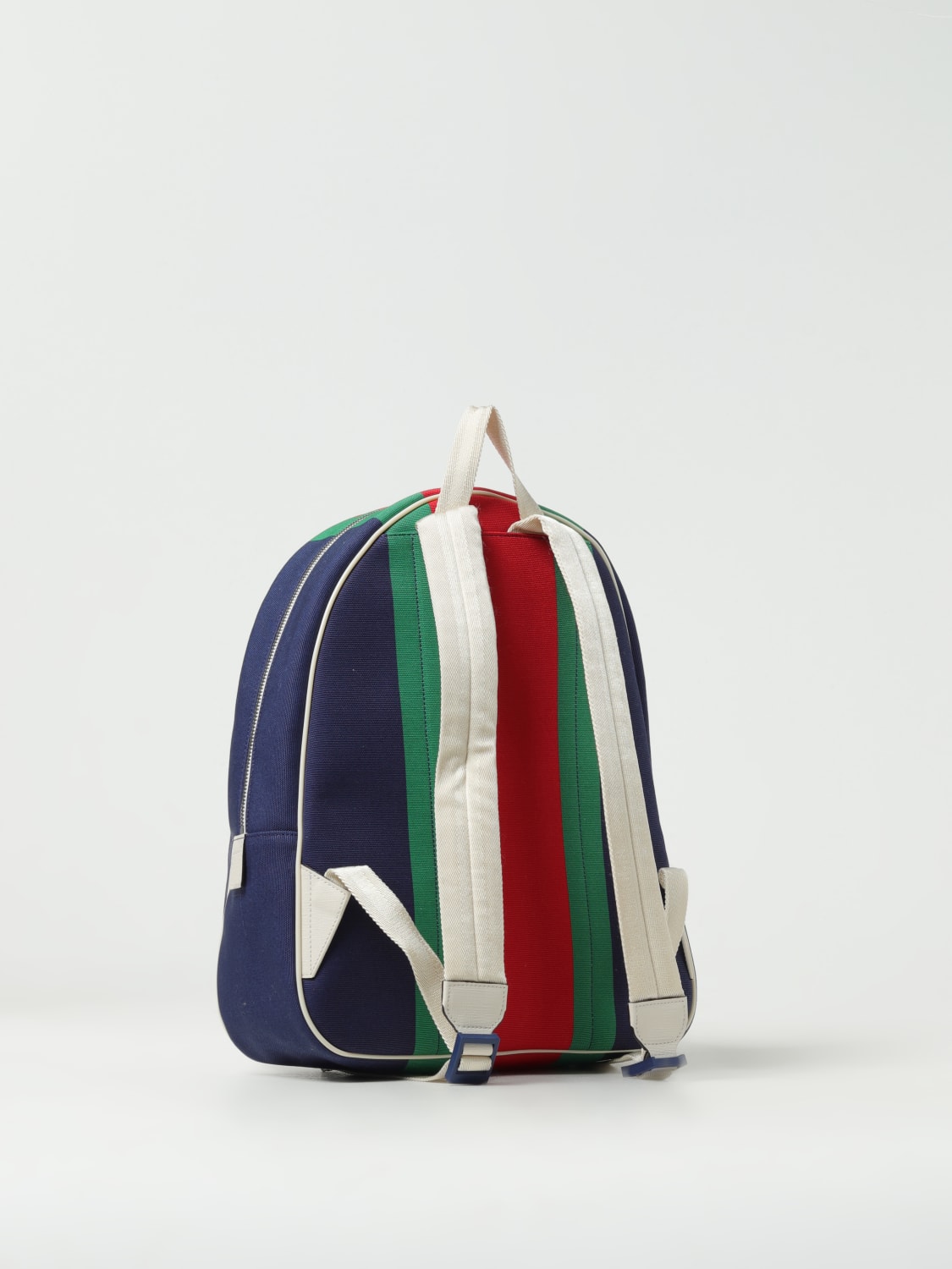 Gucci stripe cheap backpack