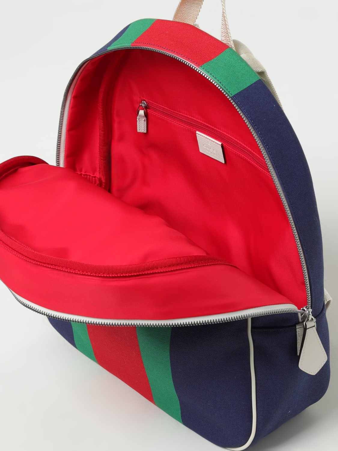 Gucci backpack green and red outlet stripes