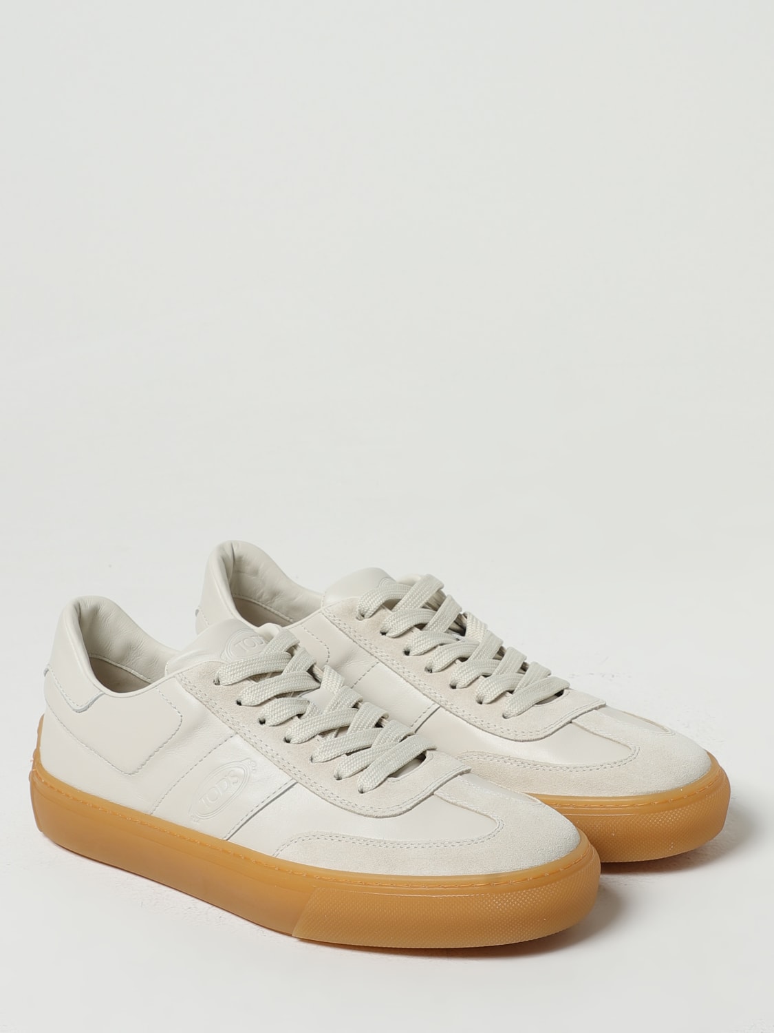 TOD'S: Sneakers men - Ivory | TOD'S sneakers XXM03E0GC50BKB online at ...