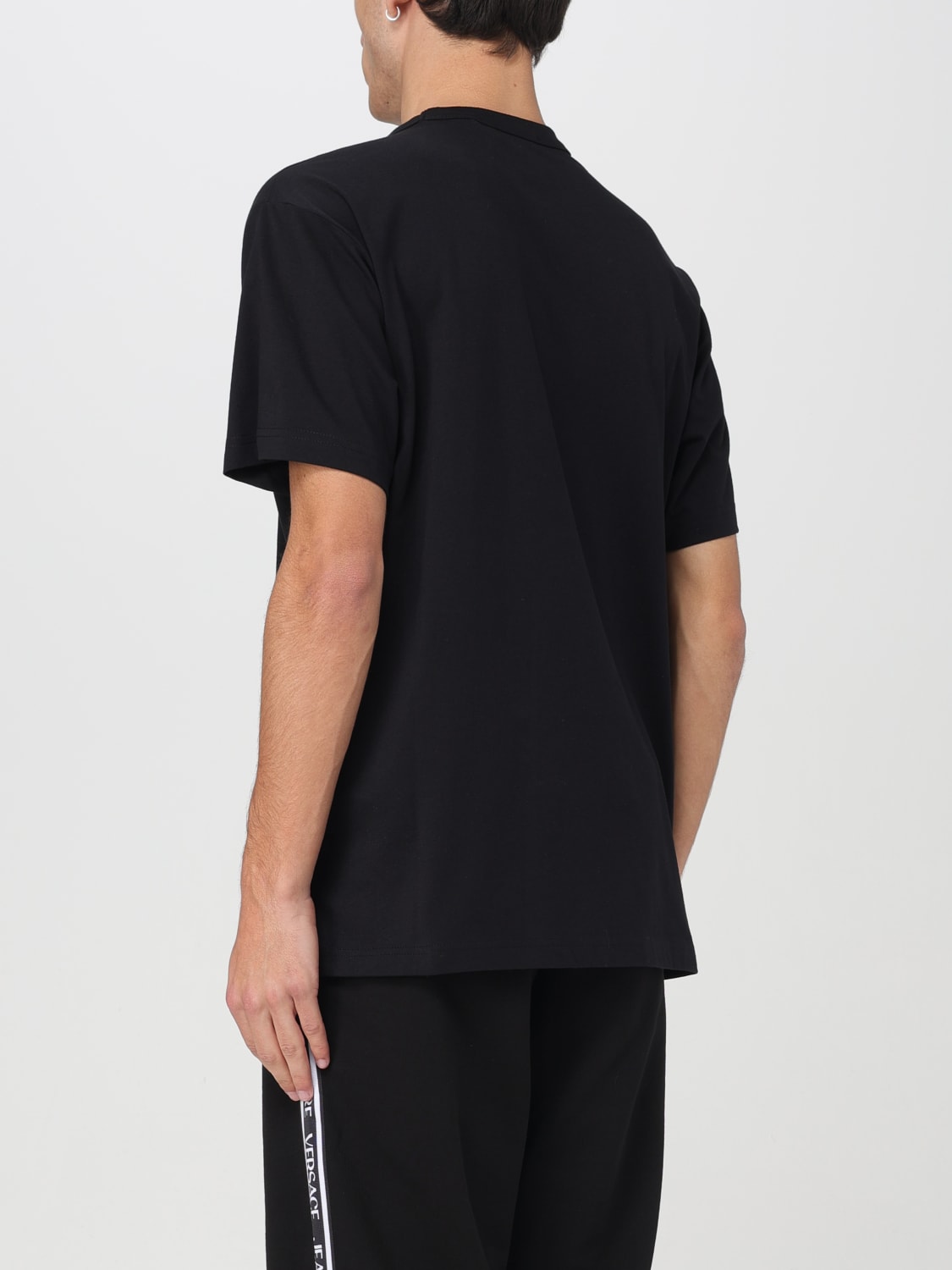 VERSACE JEANS COUTURE: t-shirt for man - Black | Versace Jeans Couture ...