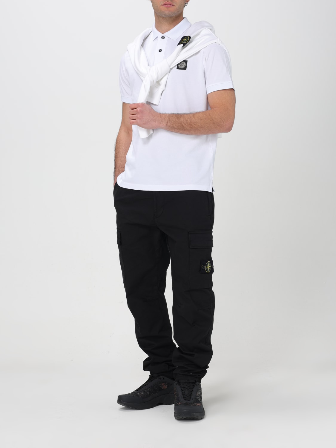 White stone 2024 island polo shirt