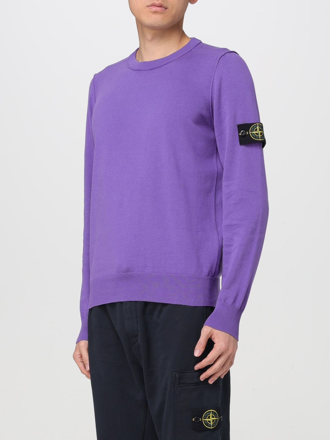 Stone island shop jumper purple