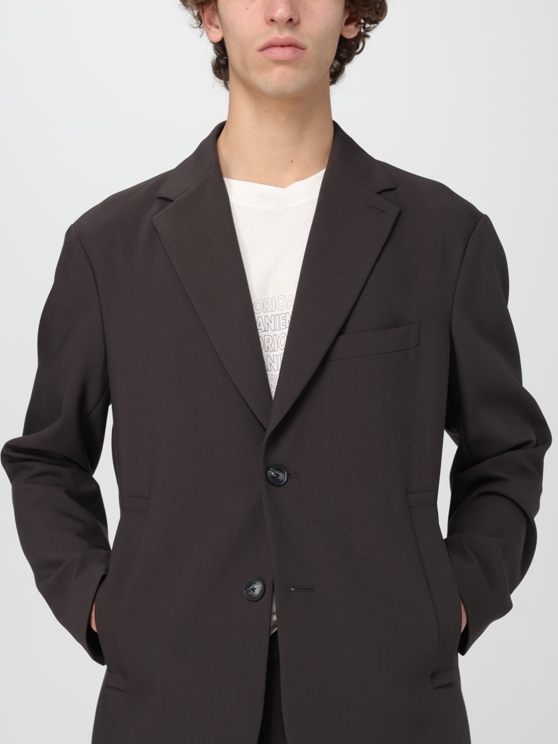 EMPORIO ARMANI Blazer men Green EMPORIO ARMANI blazer