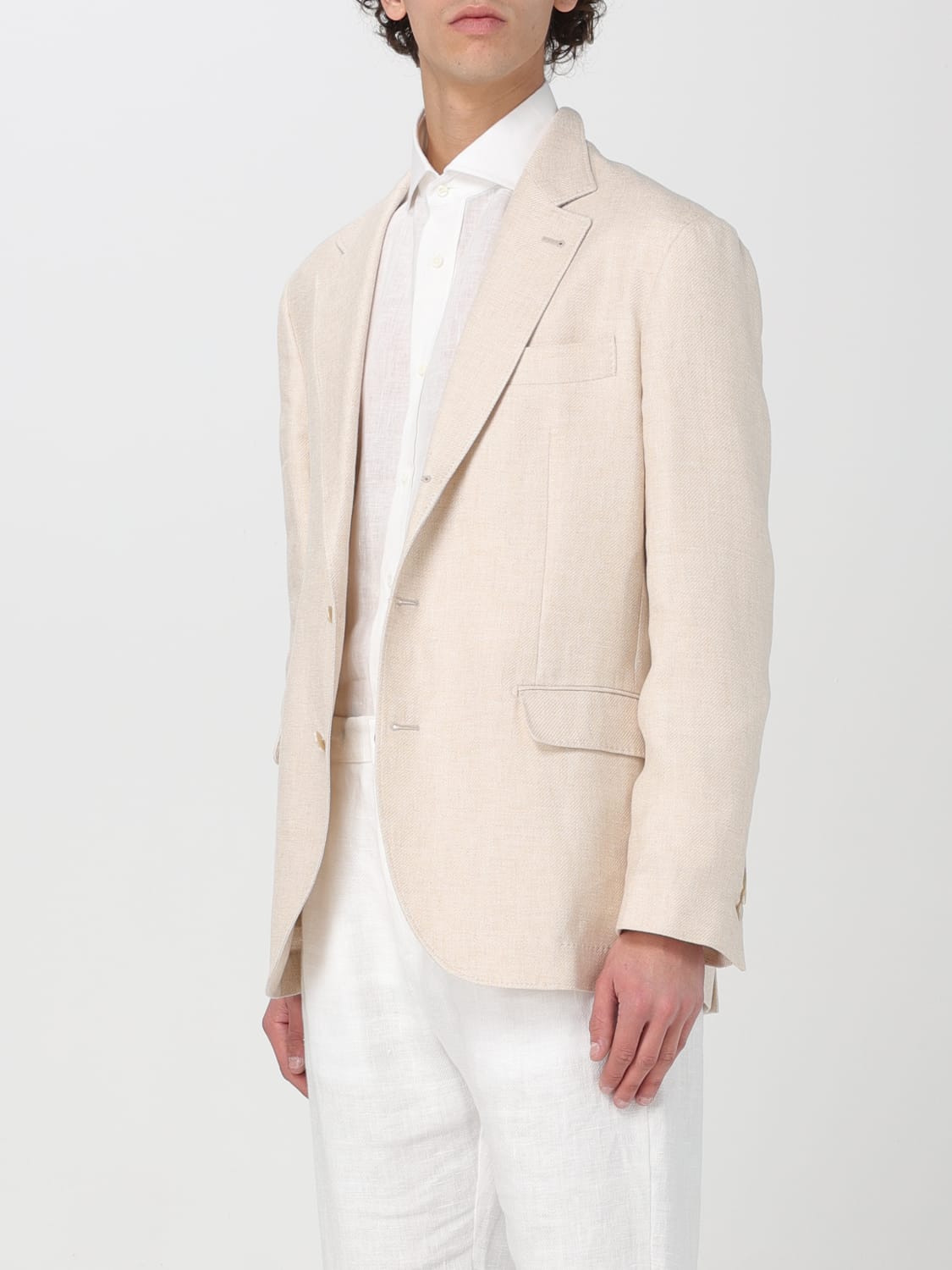 BRUNELLO CUCINELLI: jacket for man - Beige | Brunello Cucinelli jacket ...