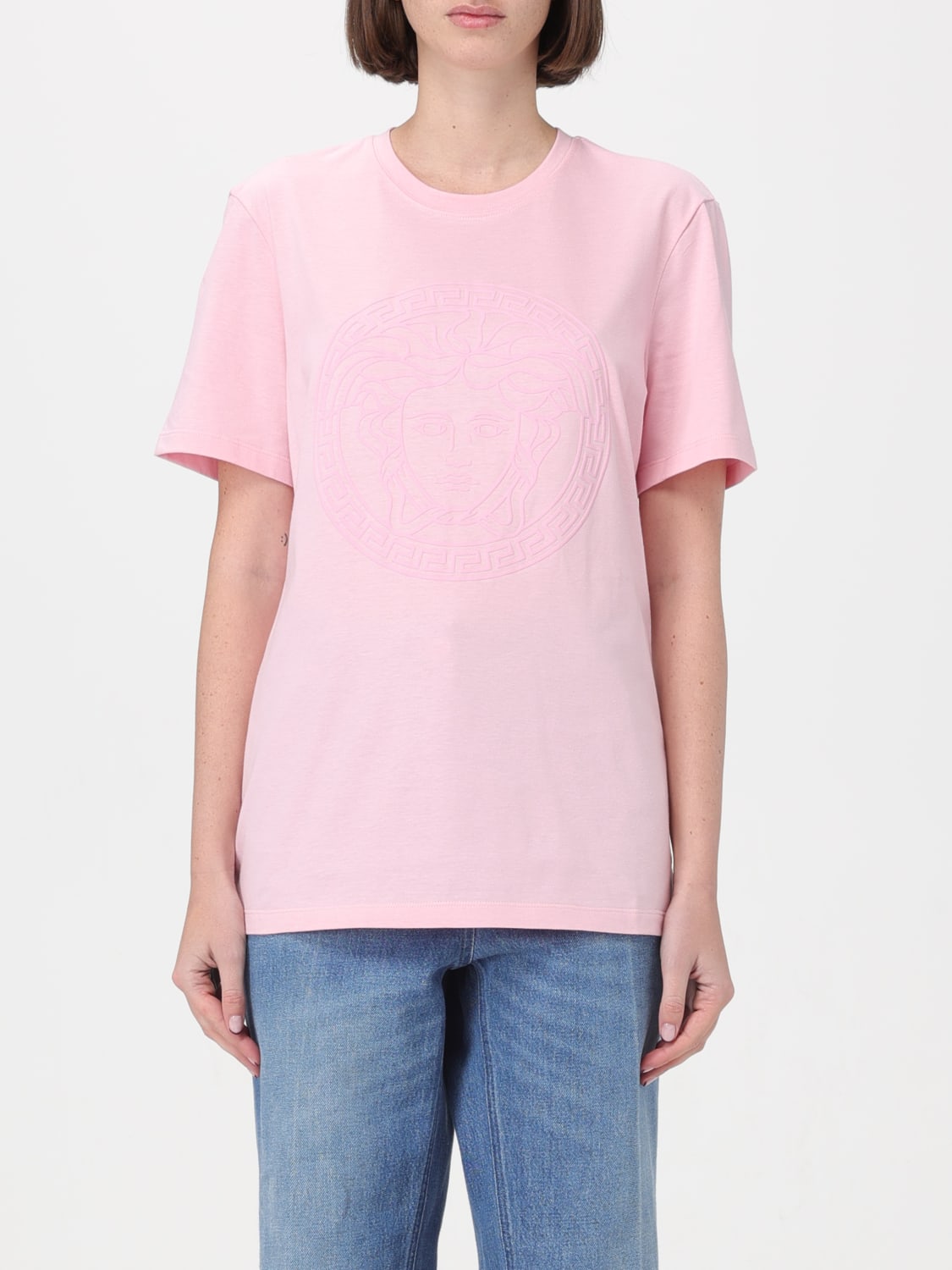 Versace t hot sale shirt pink