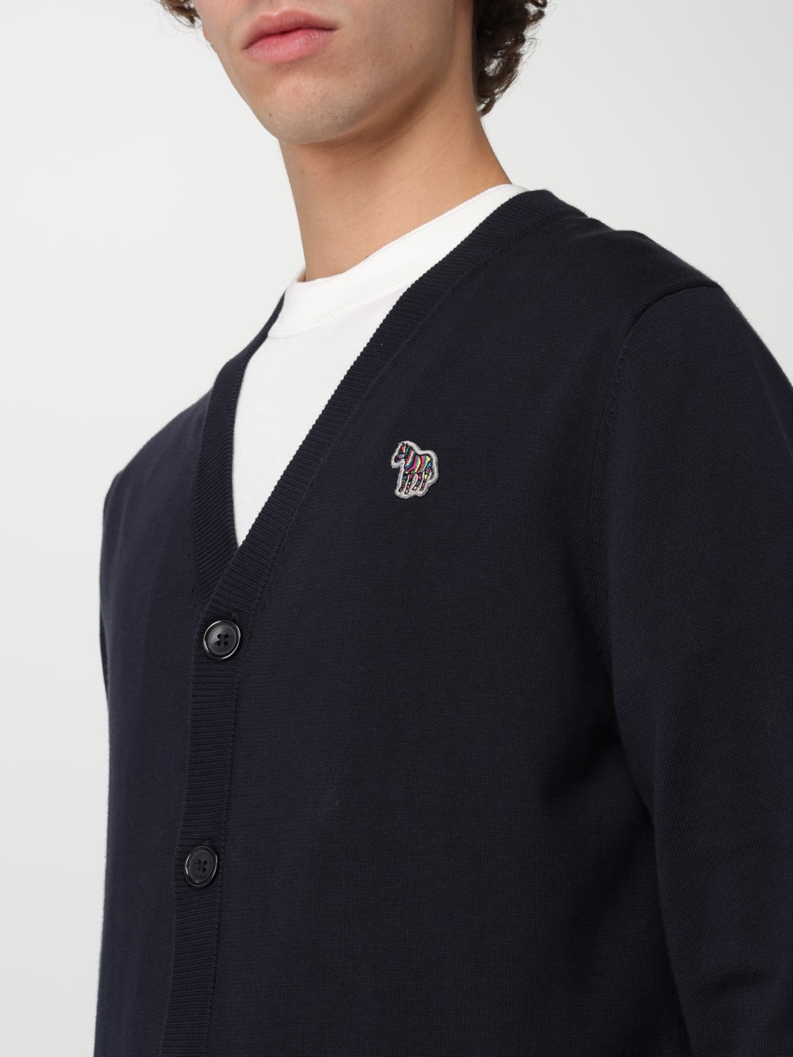 PS PAUL SMITH: cardigan for man - Blue | Ps Paul Smith cardigan