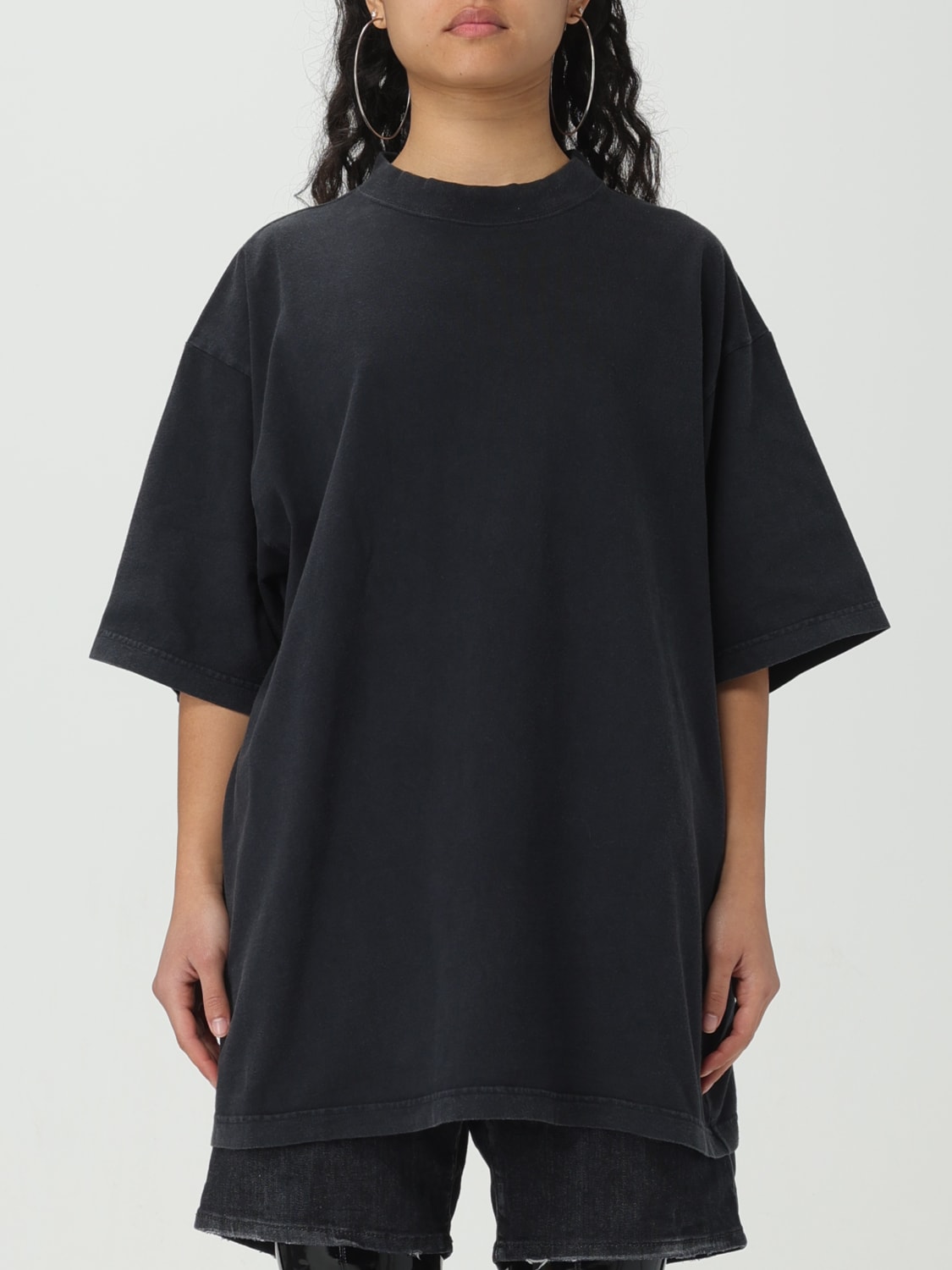 BALENCIAGA：Tシャツ レディース - ブラック | GIGLIO.COMオンラインの
