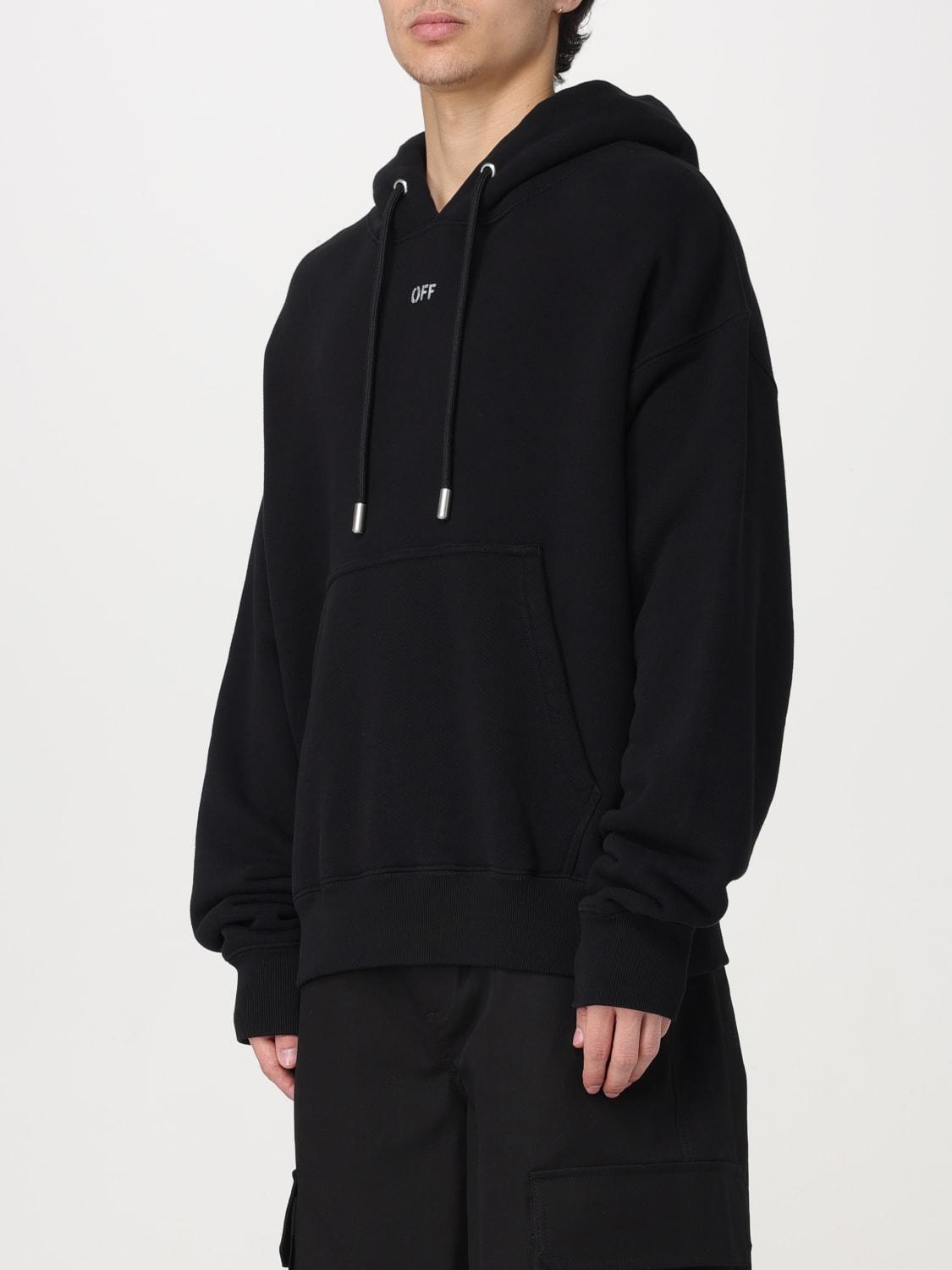 OFF WHITE sweatshirt for man Black Off White sweatshirt