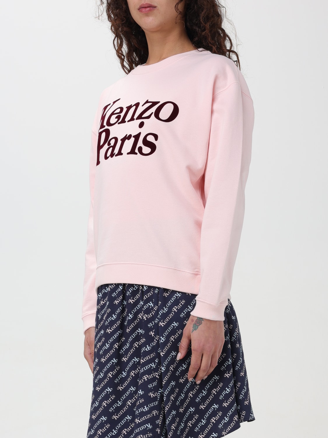 Kenzo paris shop sudadera rosa