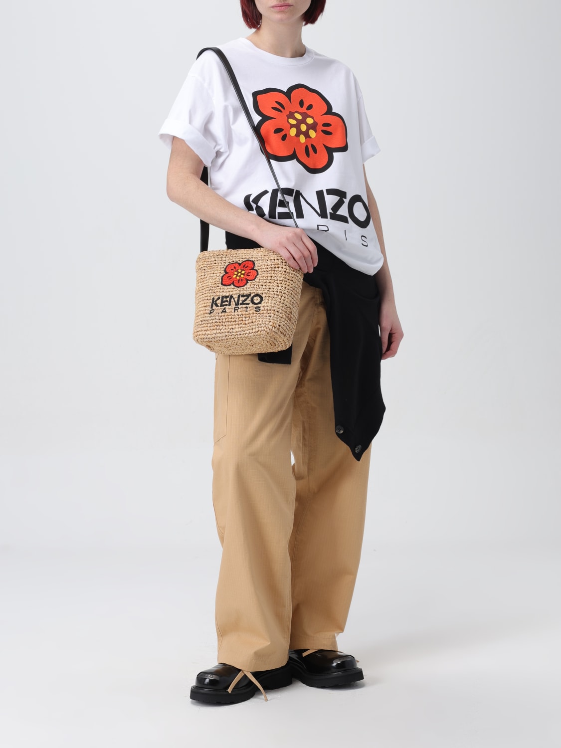 KENZO: Crossbody bags woman - Brown | KENZO crossbody bags FD52SA524F02 ...