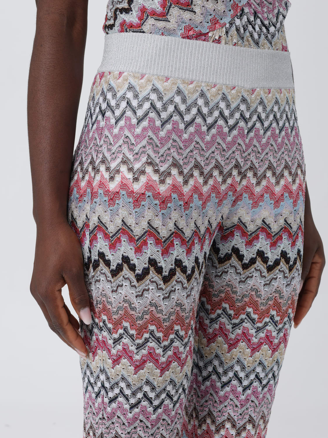 MISSONI: pants for woman - White  Missoni pants DS24SI0ZBR00UX online at