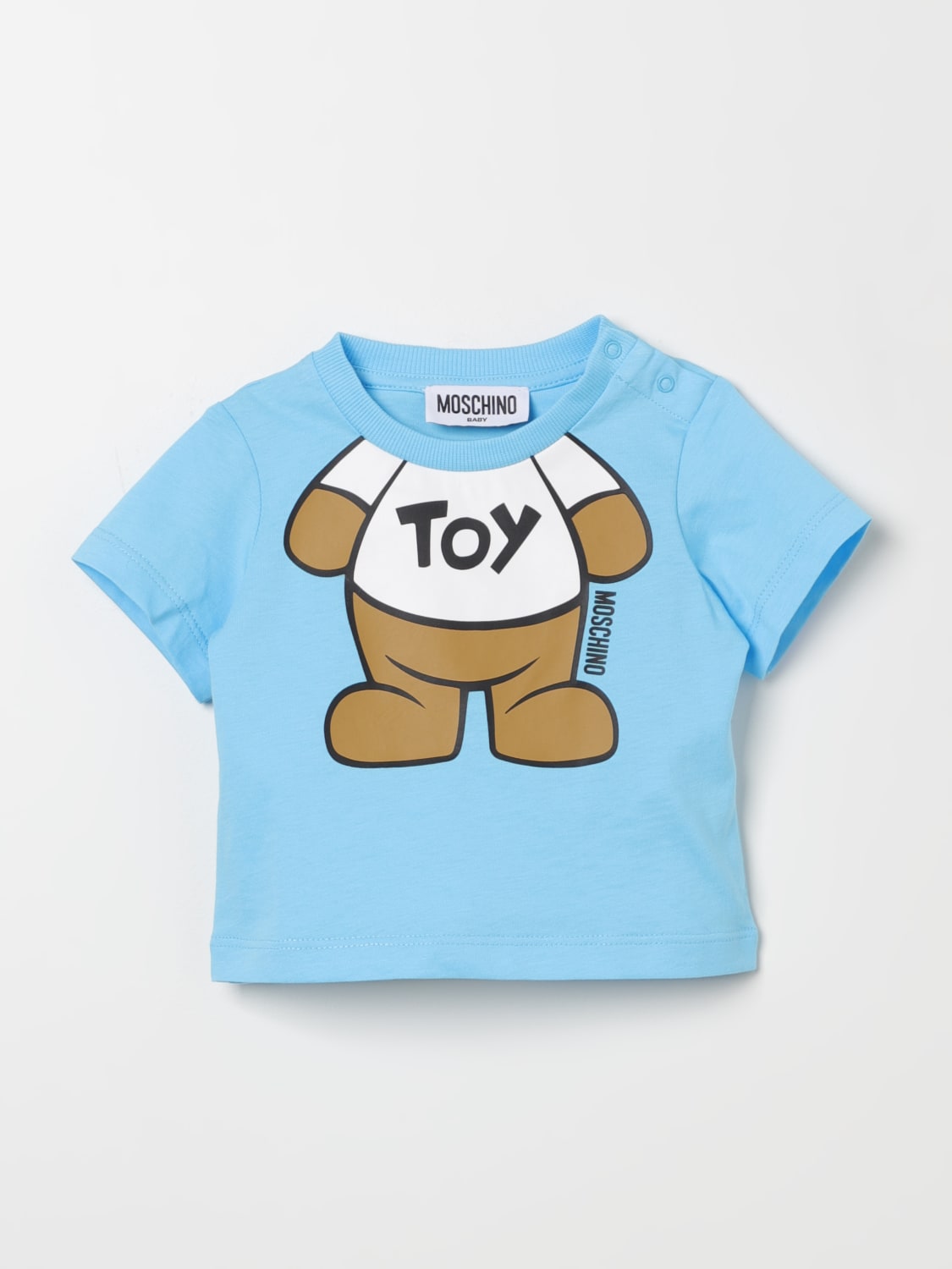 MOSCHINO BABY: t-shirt for boys - Blue | Moschino Baby t-shirt
