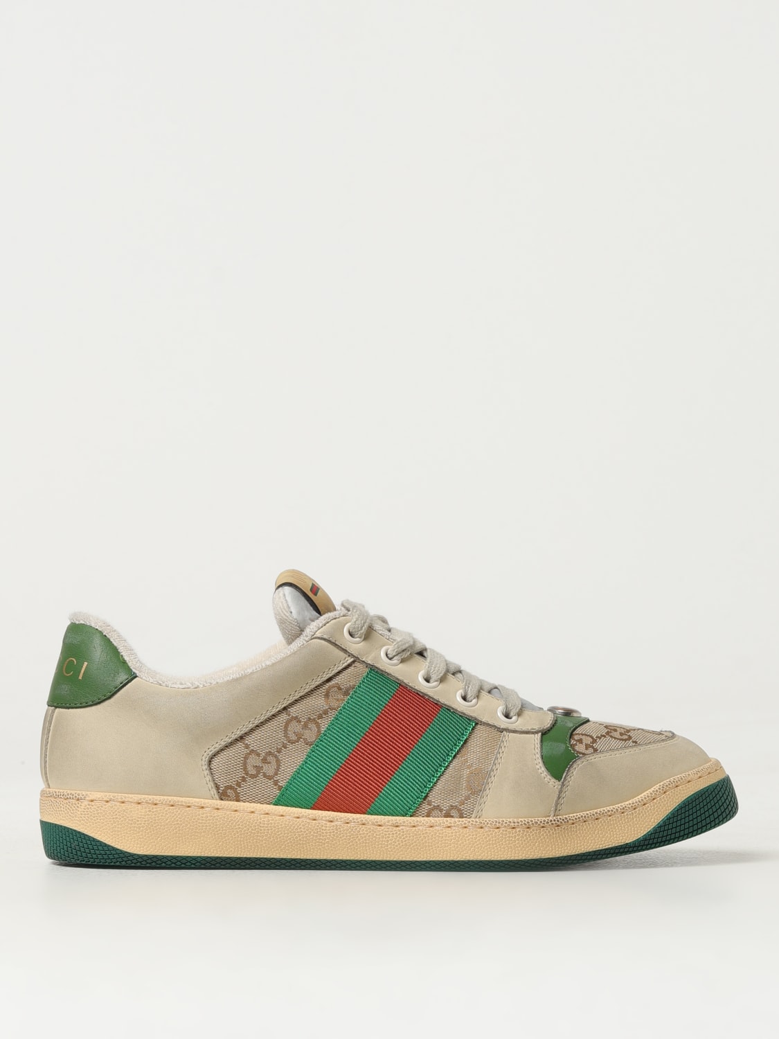 GUCCI: Sneakers men - White | GUCCI sneakers 5465519Y920 online at ...