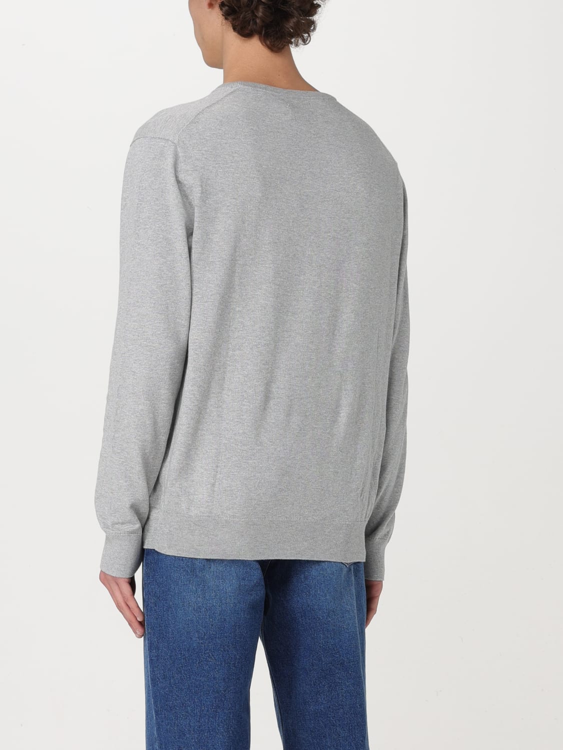 POLO RALPH LAUREN: Sweater men - Grey | POLO RALPH LAUREN sweater ...