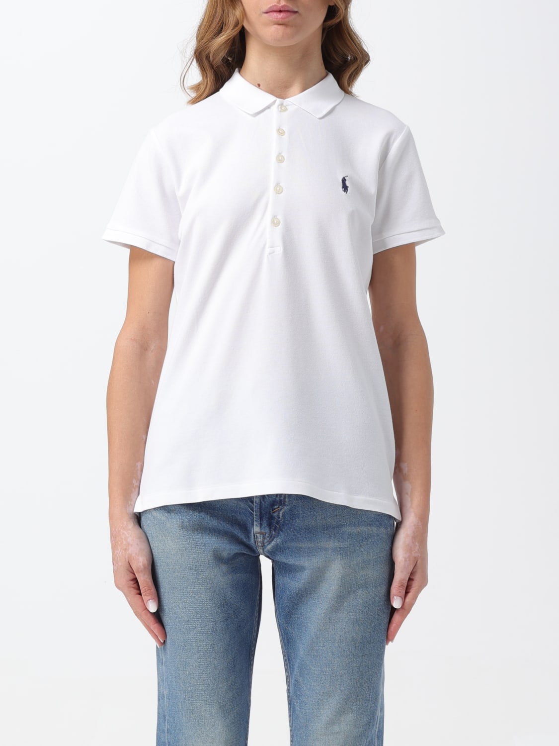 POLO RALPH LAUREN: Polo shirt woman - White | POLO RALPH LAUREN polo ...