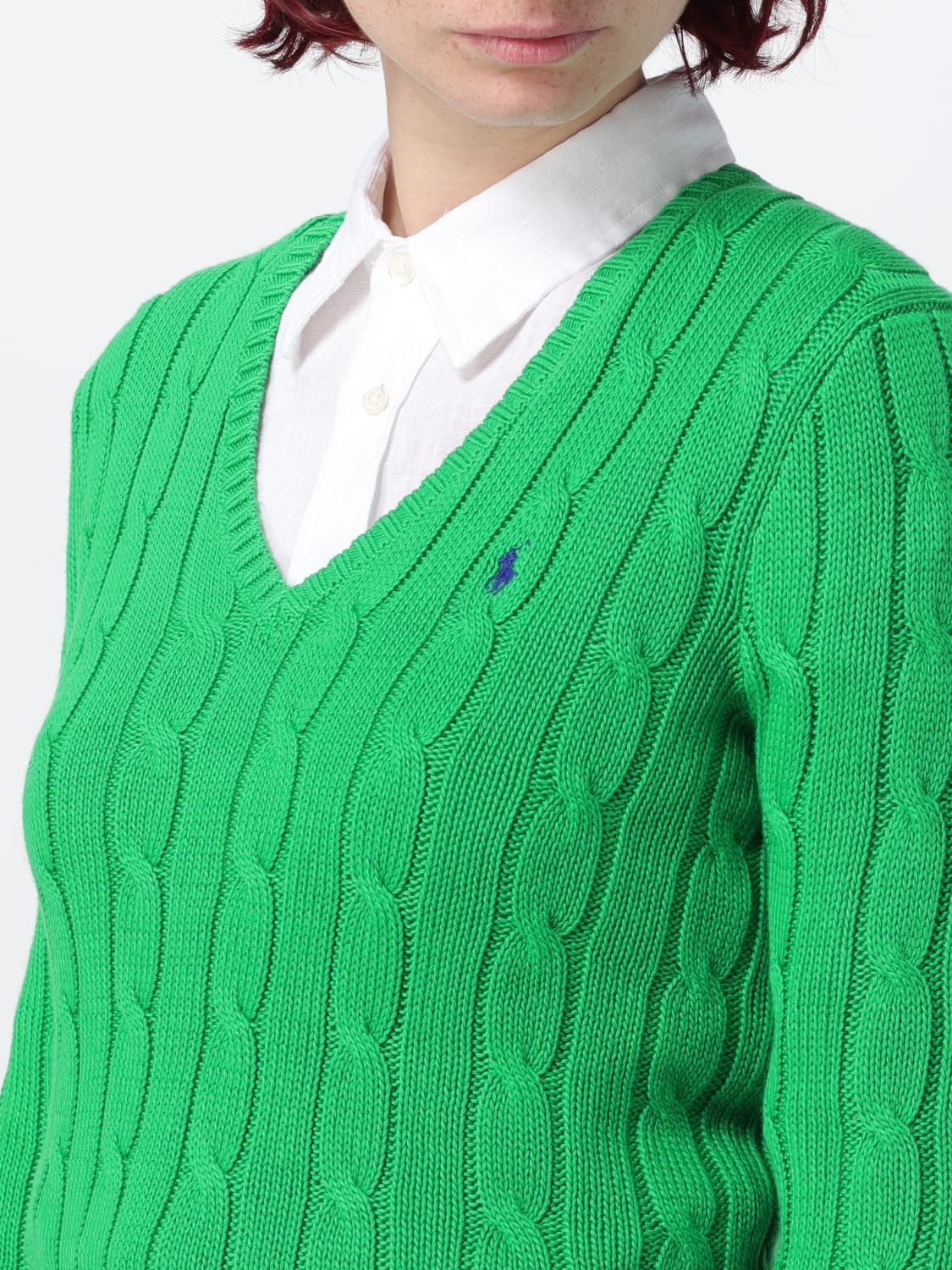 Sweater Polo Ralph Lauren Woman Color Green