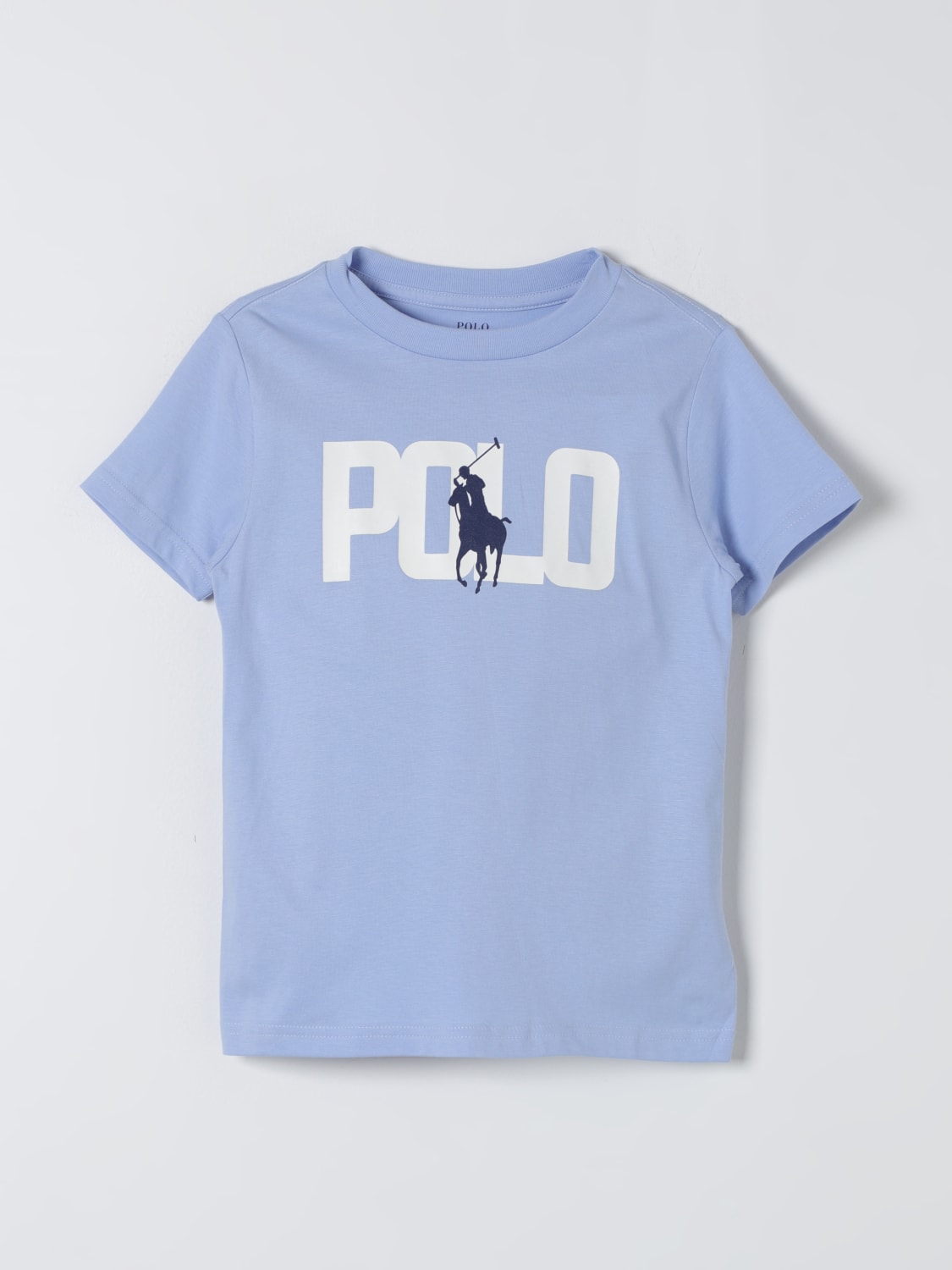 POLO RALPH LAUREN：Tシャツ 男の子 - ブルー | GIGLIO.COMオンライン