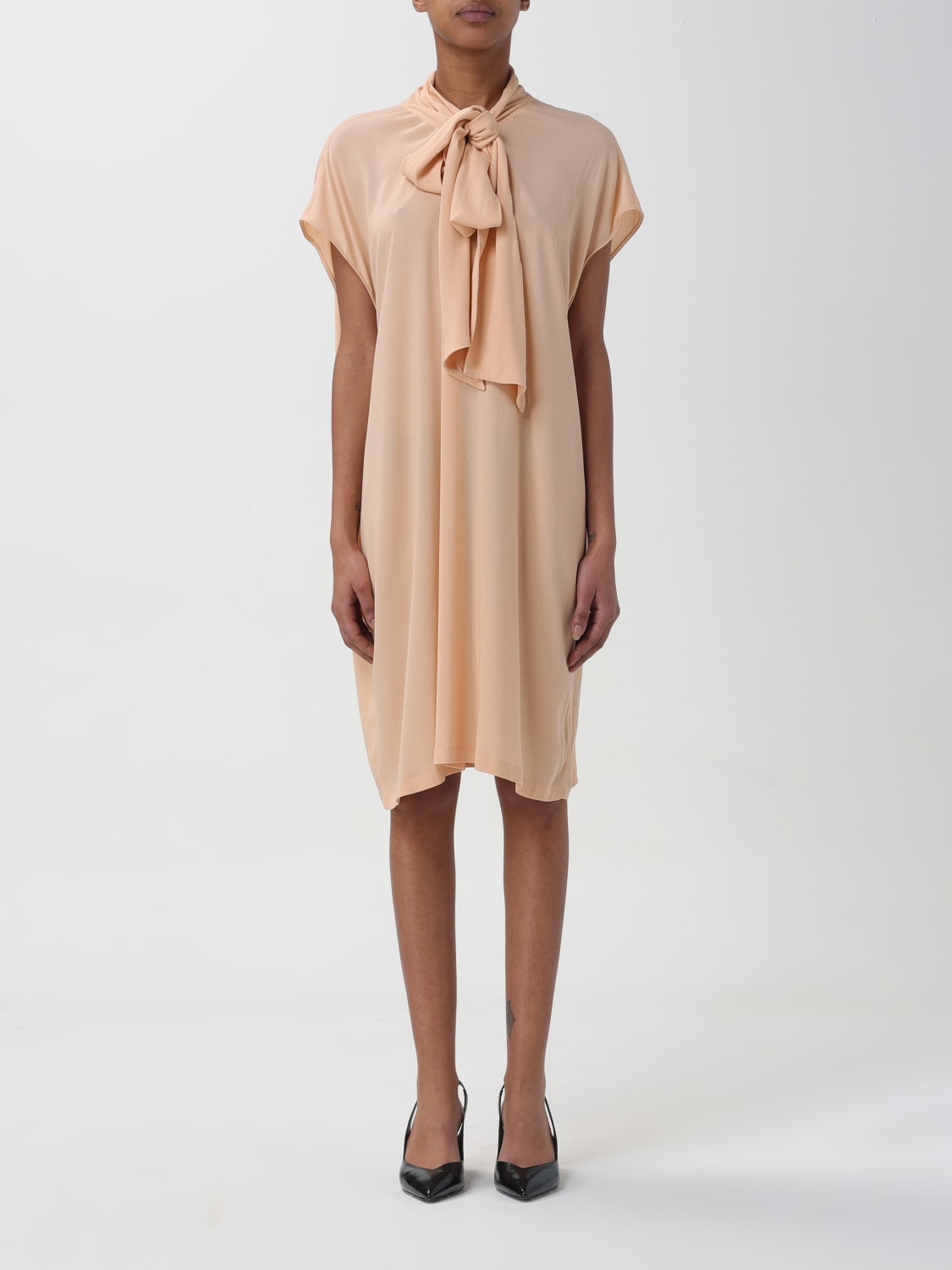 FABIANA FILIPPI: Dress woman - Blush Pink | FABIANA FILIPPI dress ...