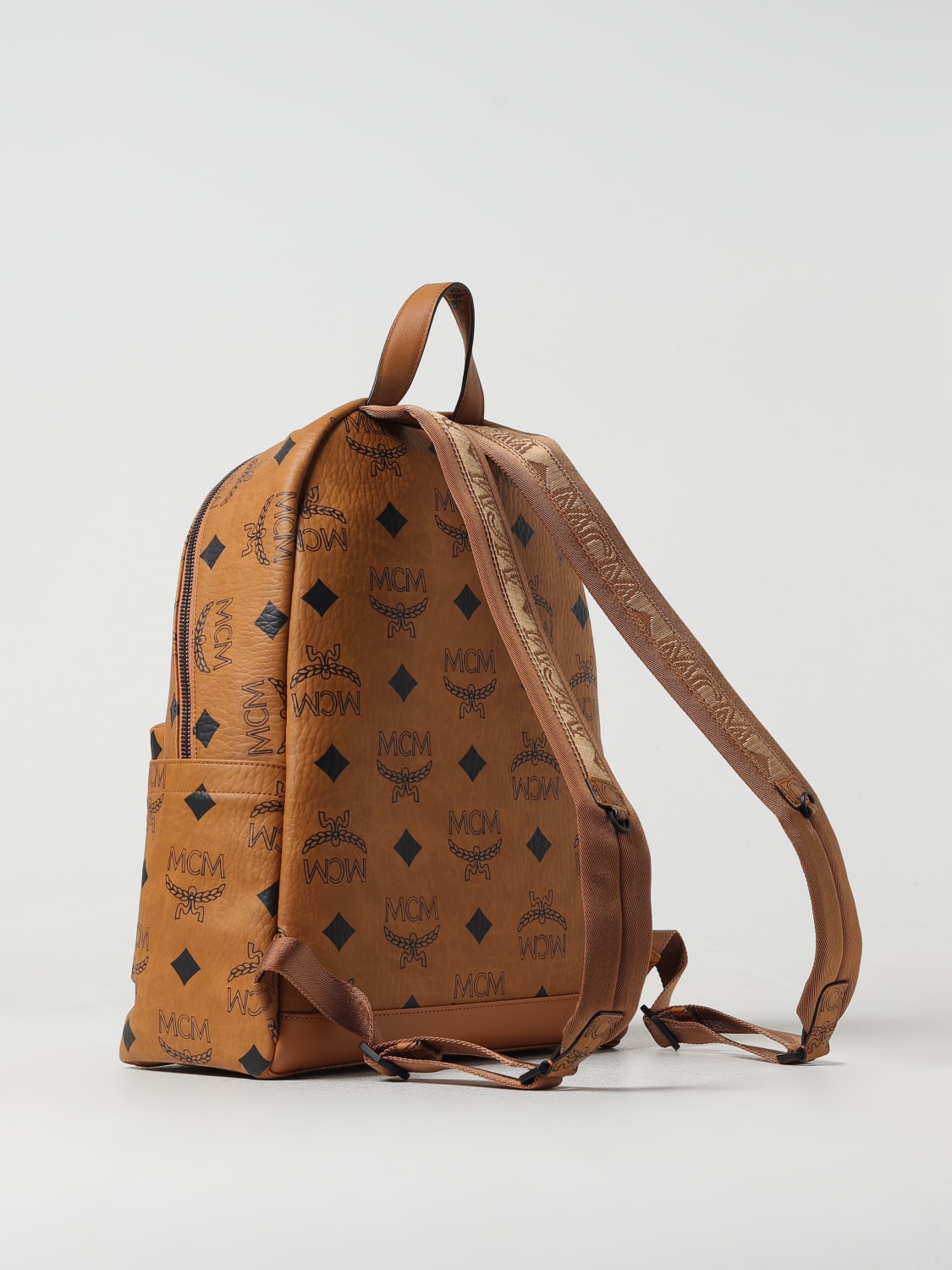 Mcm backpack outlet brown