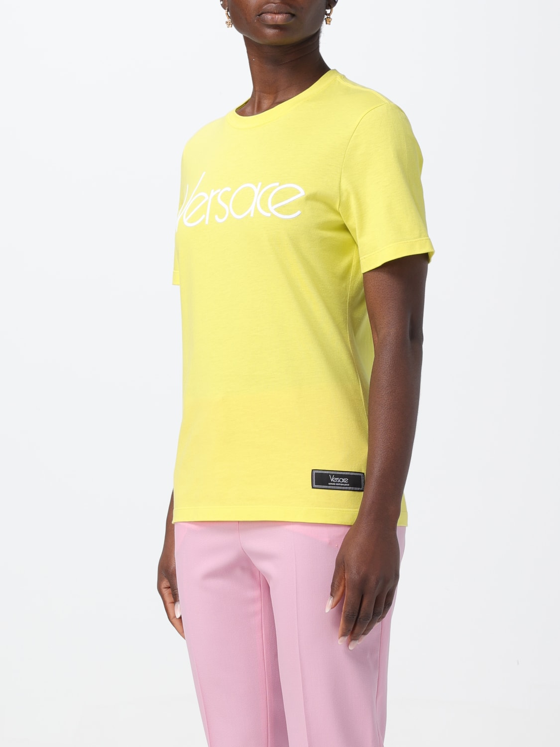 Versace yellow hot sale t shirt