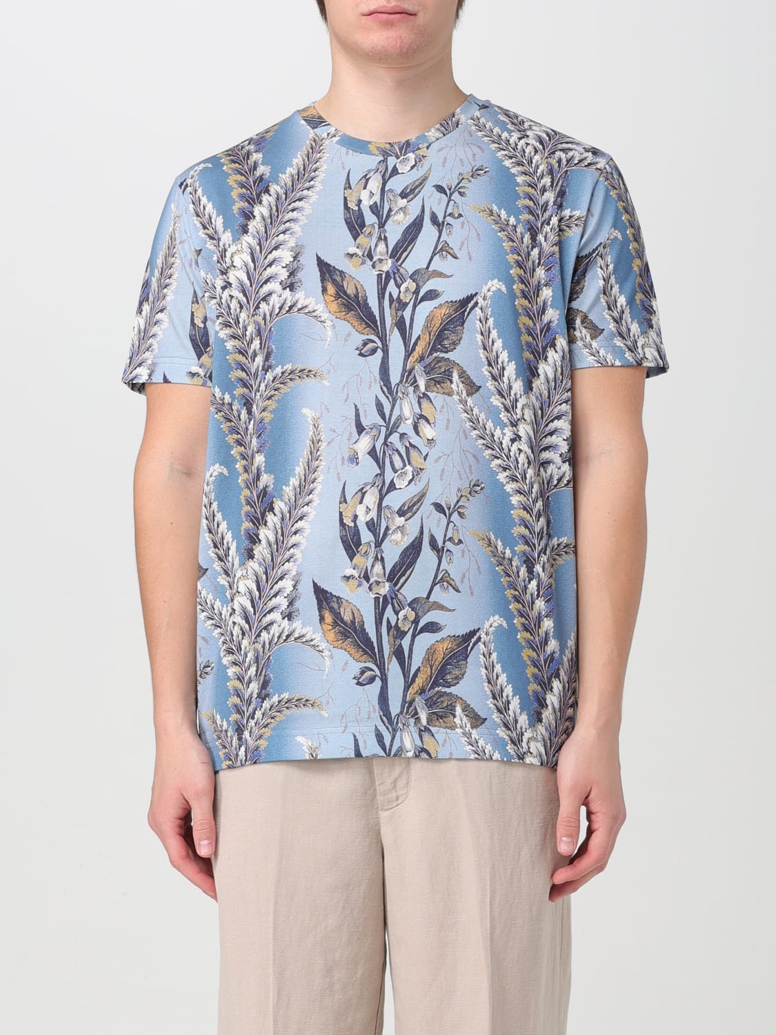 ETRO t shirt for men Blue Etro t shirt MRMA0002AJ053 online